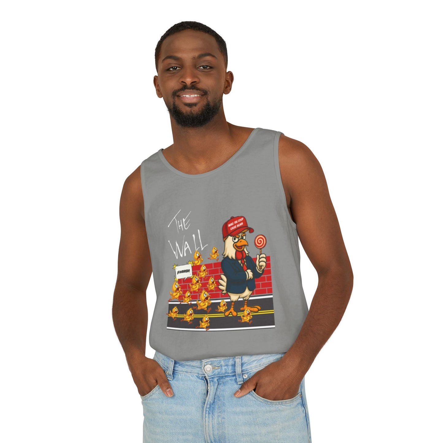 Another Chick Thru The Wall| Political Satire Sleeveless Tee