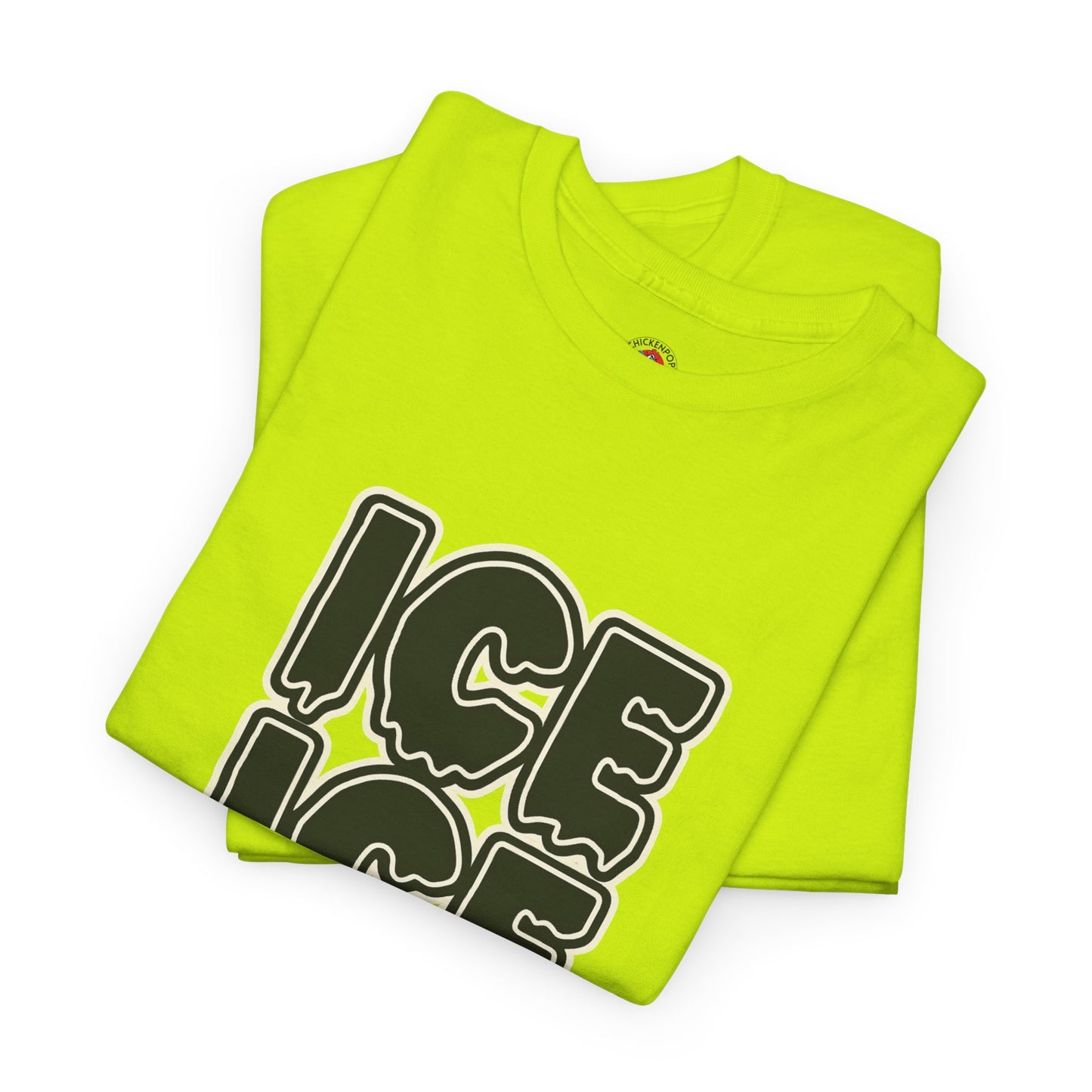 ICE ICE BABY Funny Chicken T-Shirt – Coop Daddy Parody Tee for Music & Poultry Fans