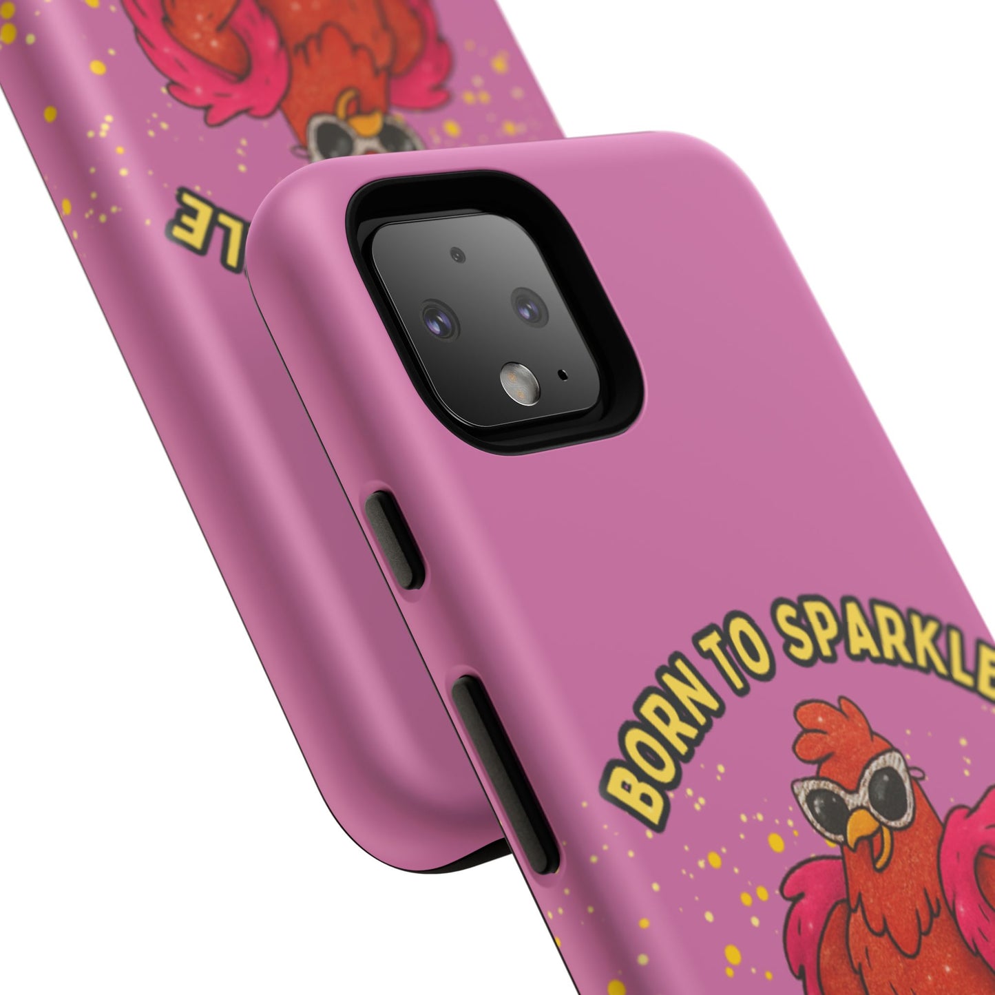 Phone Case - Born to Sparkle Hatched to Slay Logo Design