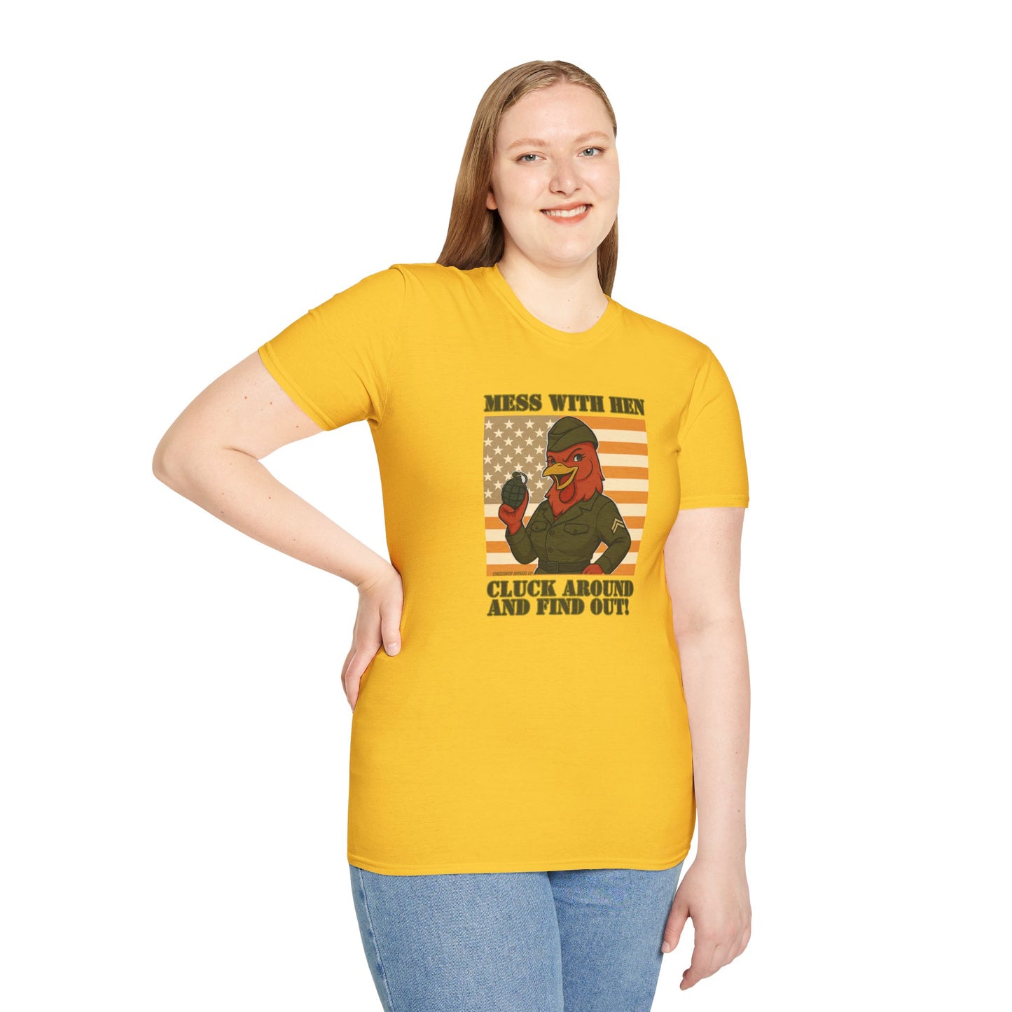 Mess With Hen T-Shirt – Fierce Funny Chicken Tee for Bold Women with Attitude | ChickenPop Apparel