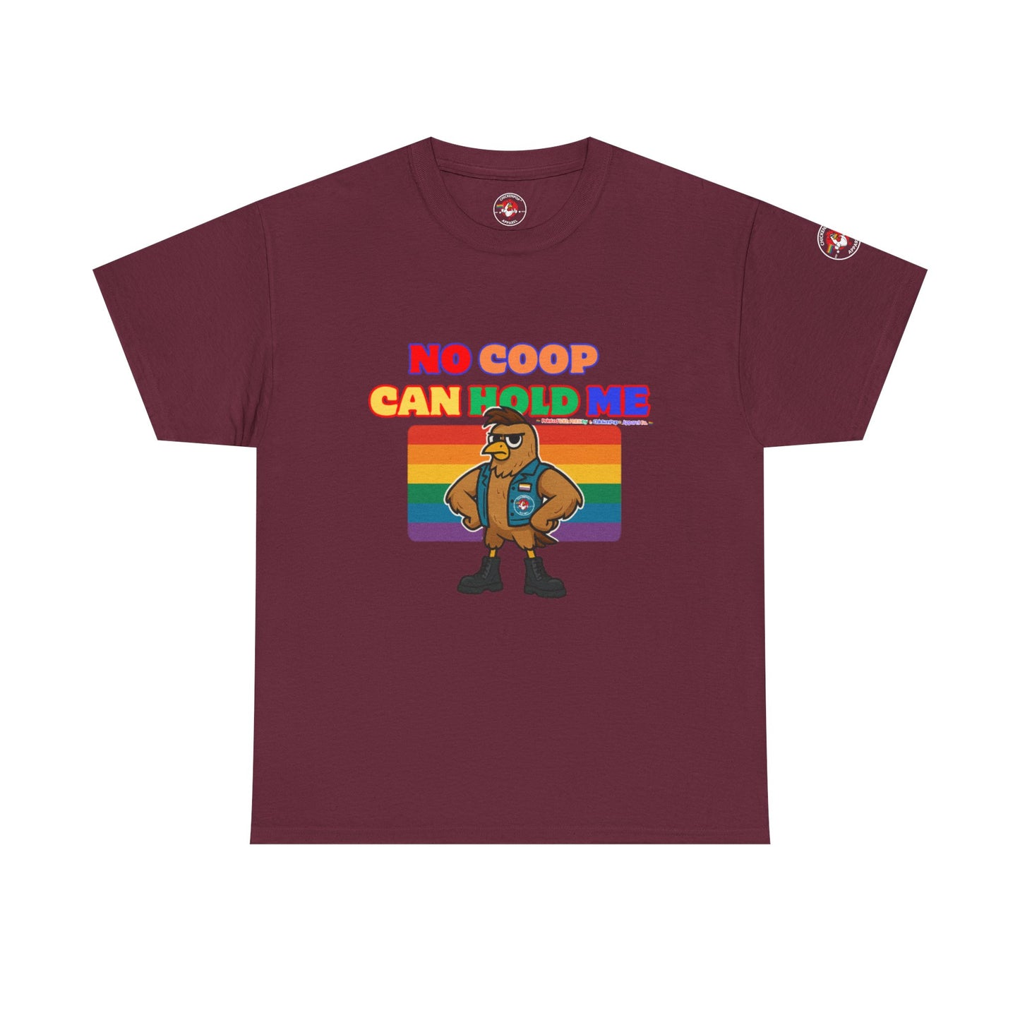 No Coop Can Hold Me – Theym Hen Unisex Pride Tee