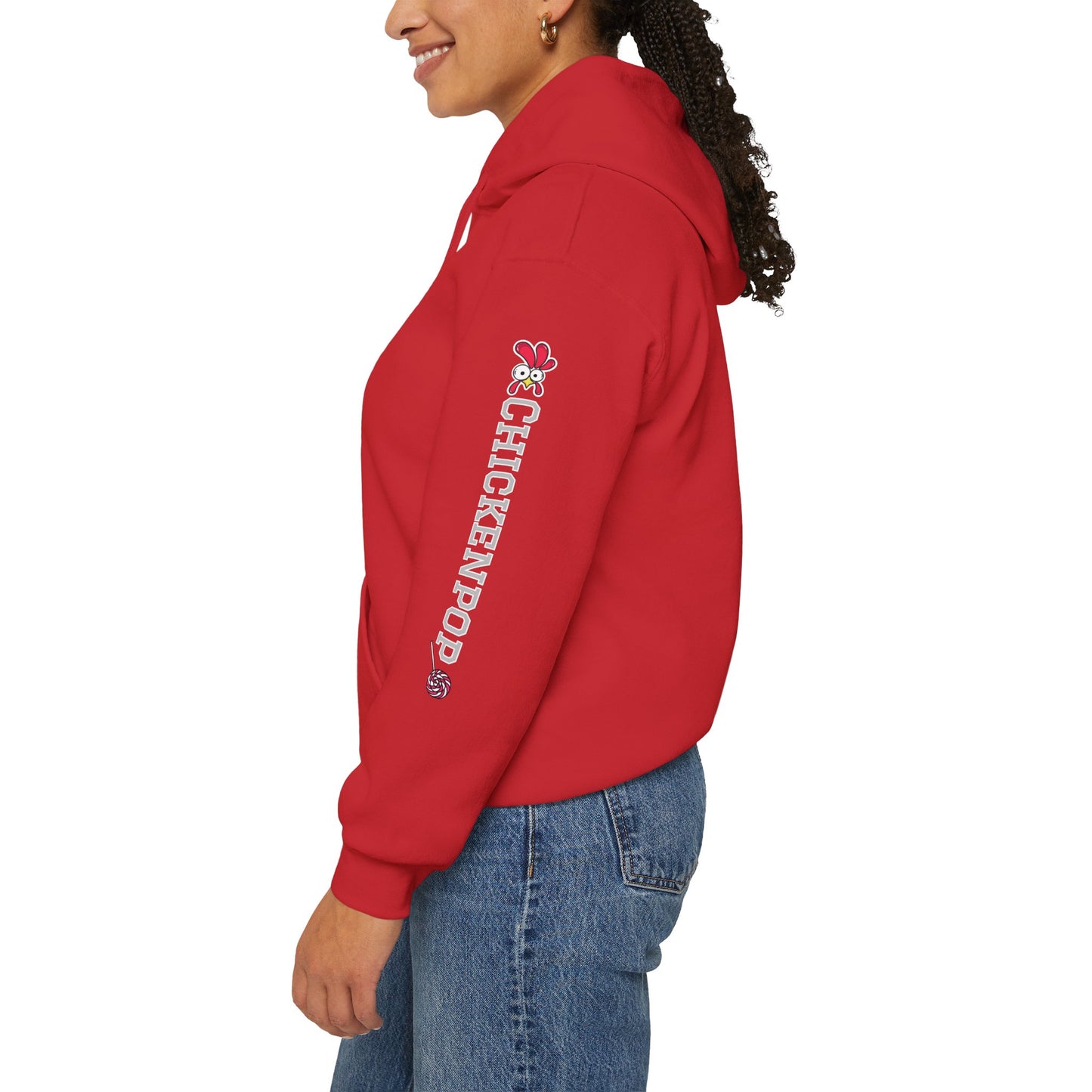Pride Month Hoodie – ChickenPop Apparel | Rainbow Logo with Coop Daddy – Unisex LGBTQ+ Sweatshirt