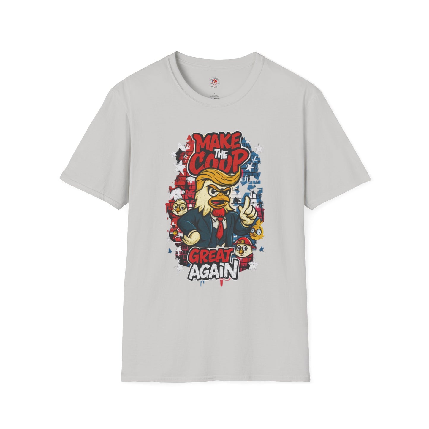 Cock-a-doodle-Don T-Shirt β Make the Coop Great Again | Funny Political Chicken Shirt by ChickenPop Apparel