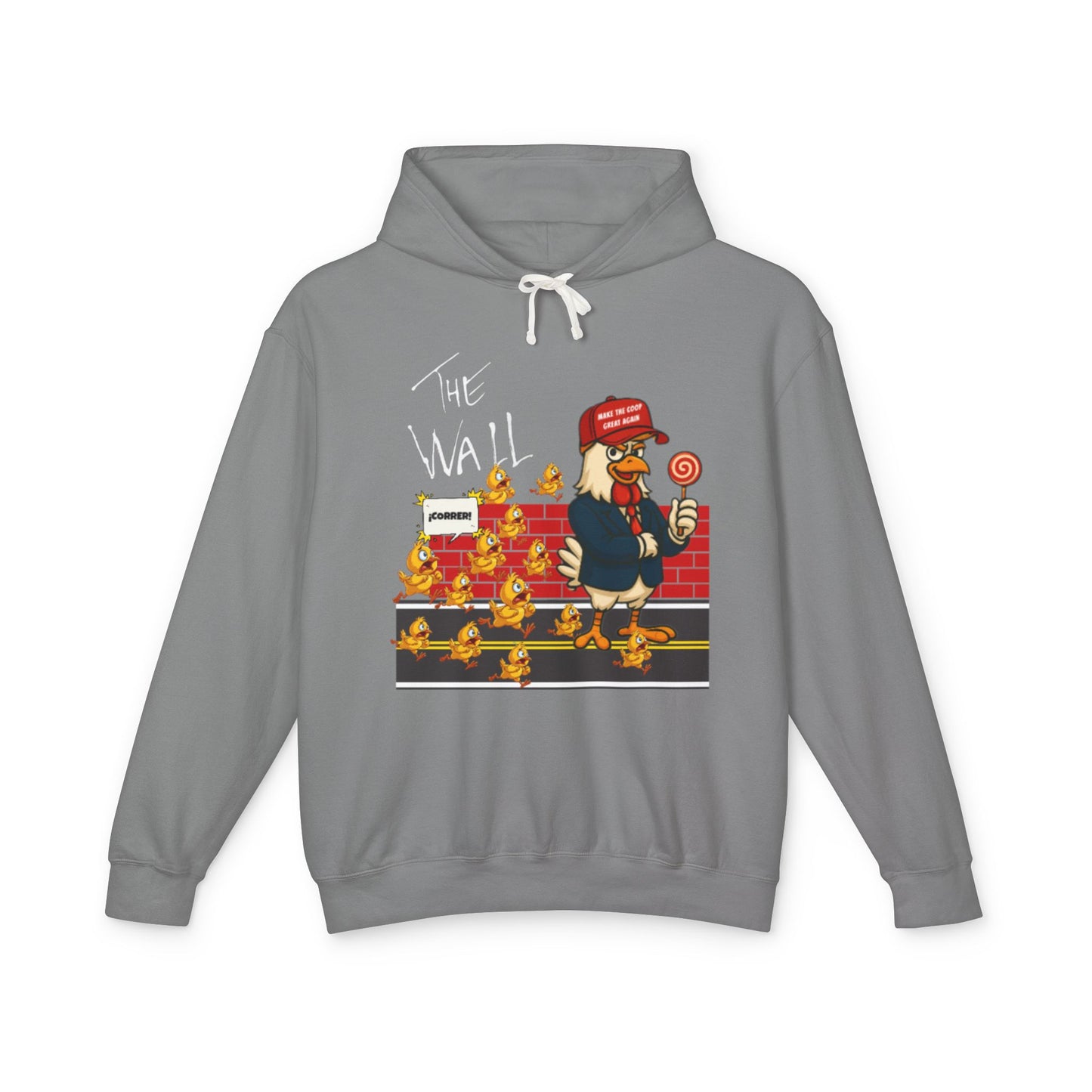 Another Chick Thru The Wall Hoodie – Bold Graphic Pullover with Relaxed Fit | Unisex Streetwear