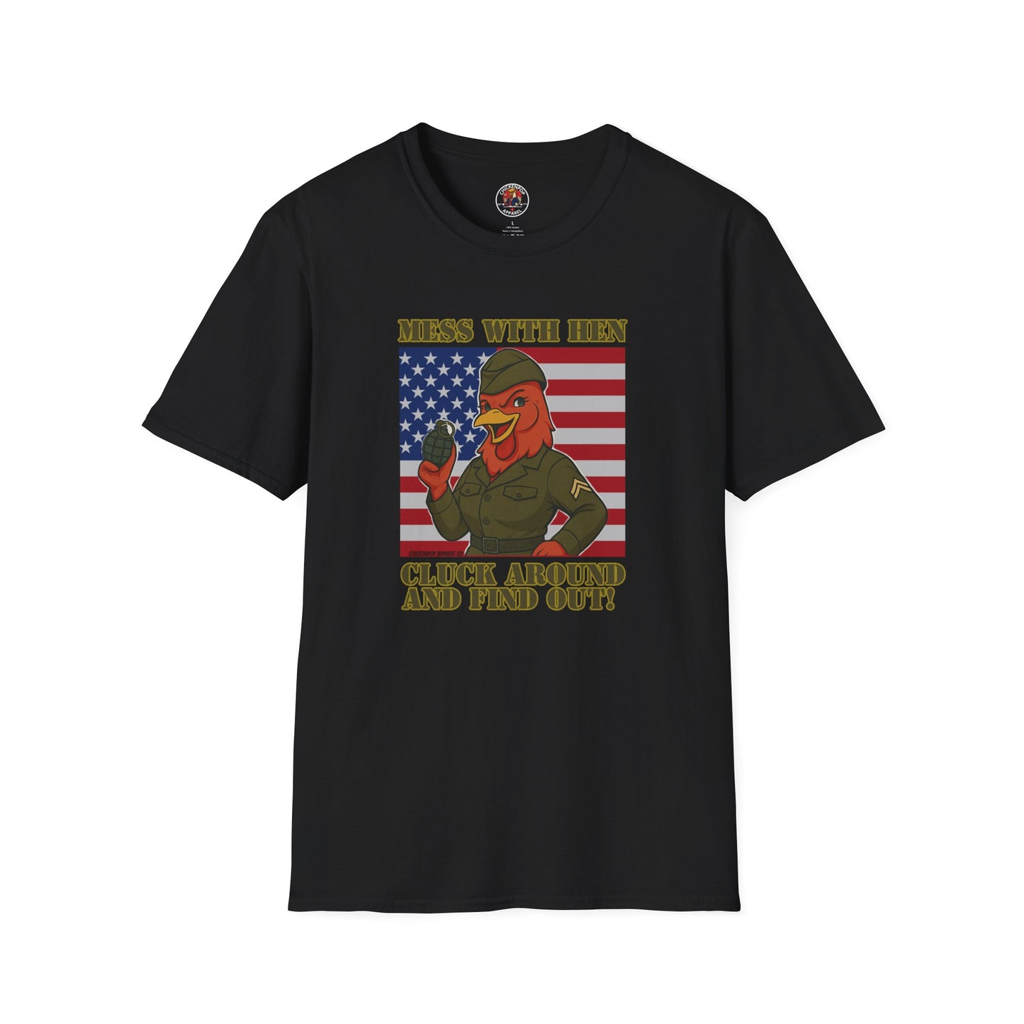 Mess With Hen T-Shirt – Fierce Funny Chicken Tee for Bold Women with Attitude | ChickenPop Apparel