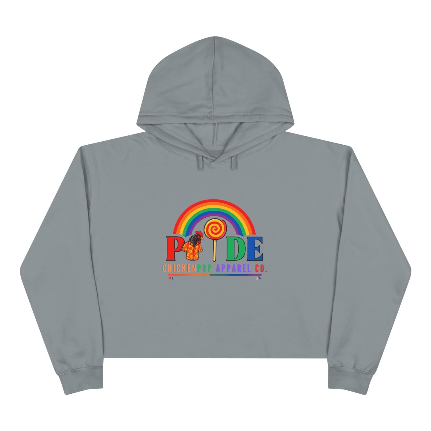 Prime Month Crop Hoodie - Pride Month Collection