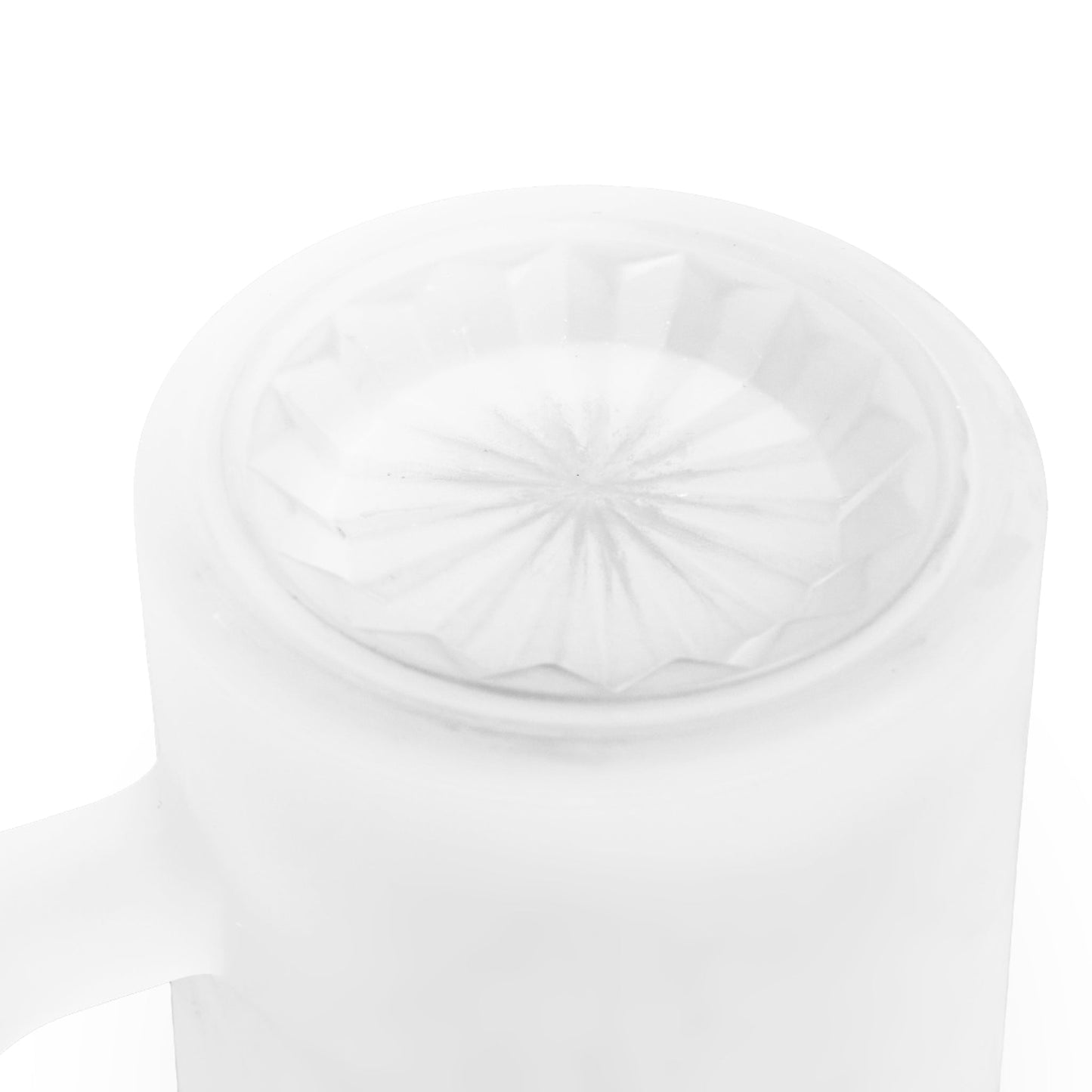 Frosted Glass Beer Mug - BIG RICH ENERGY Design for Tailgating & Celebrations
