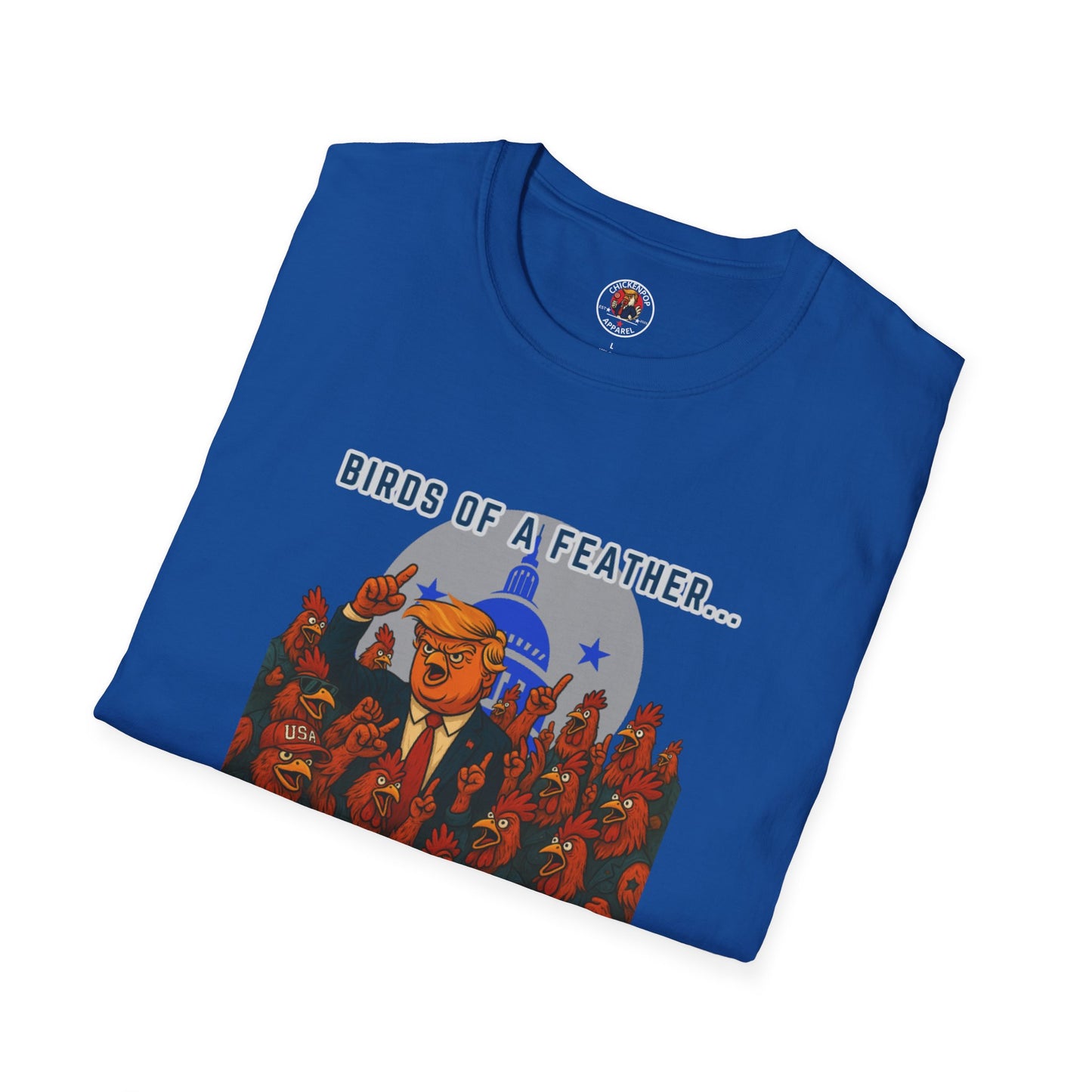 Birds of a Feather Storm Together T-Shirt – Funny Political Satire Tee for Free Thinkers & Rebel Minds
