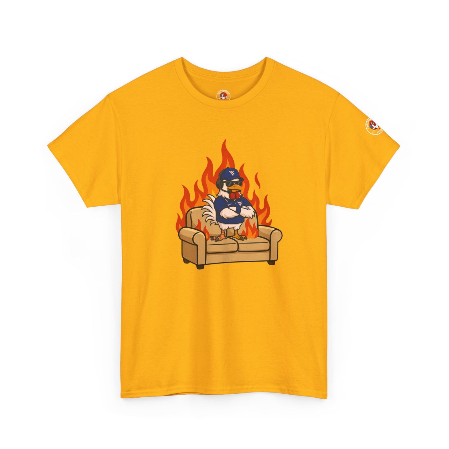 Big Rich Energy WV BURNIN' DOWN THE COUCH Graphic Tee 🔥Free Shipping🔥