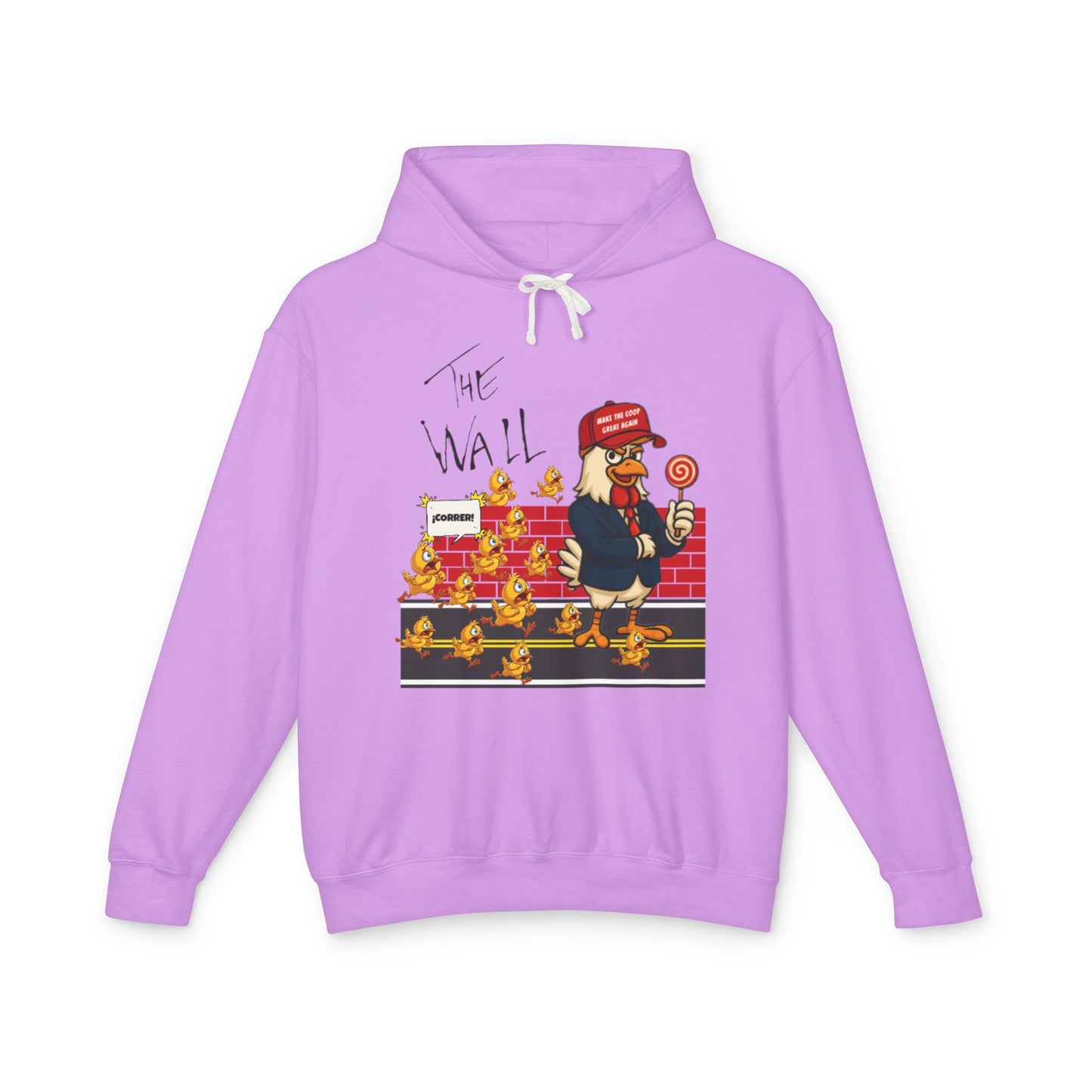 Another Chick Thru The Wall Hoodie – Bold Graphic Pullover with Relaxed Fit | Unisex Streetwear