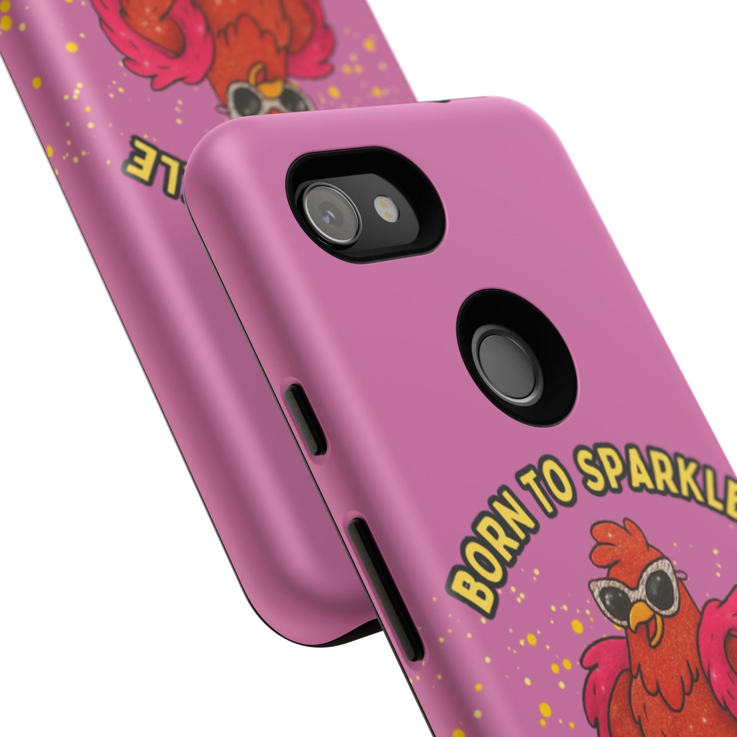 Phone Case - Born to Sparkle Hatched to Slay Logo Design