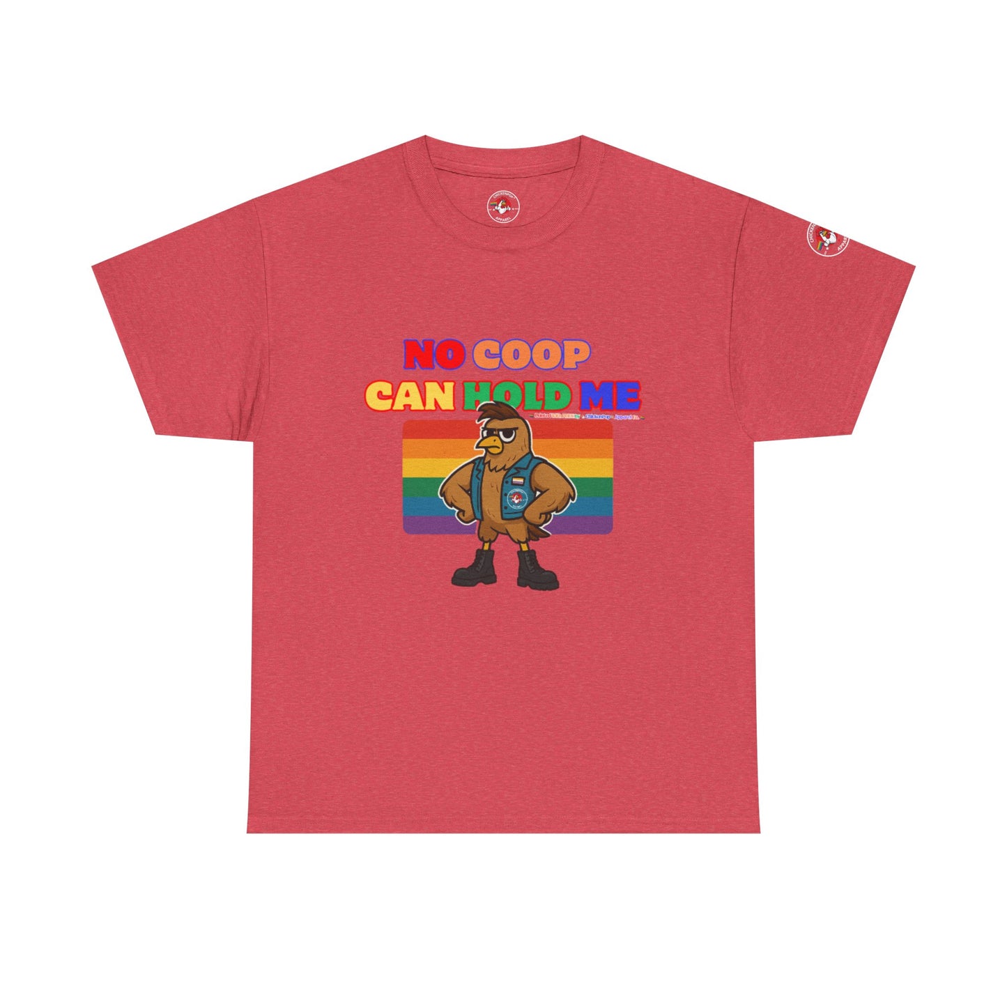 No Coop Can Hold Me – Theym Hen Unisex Pride Tee