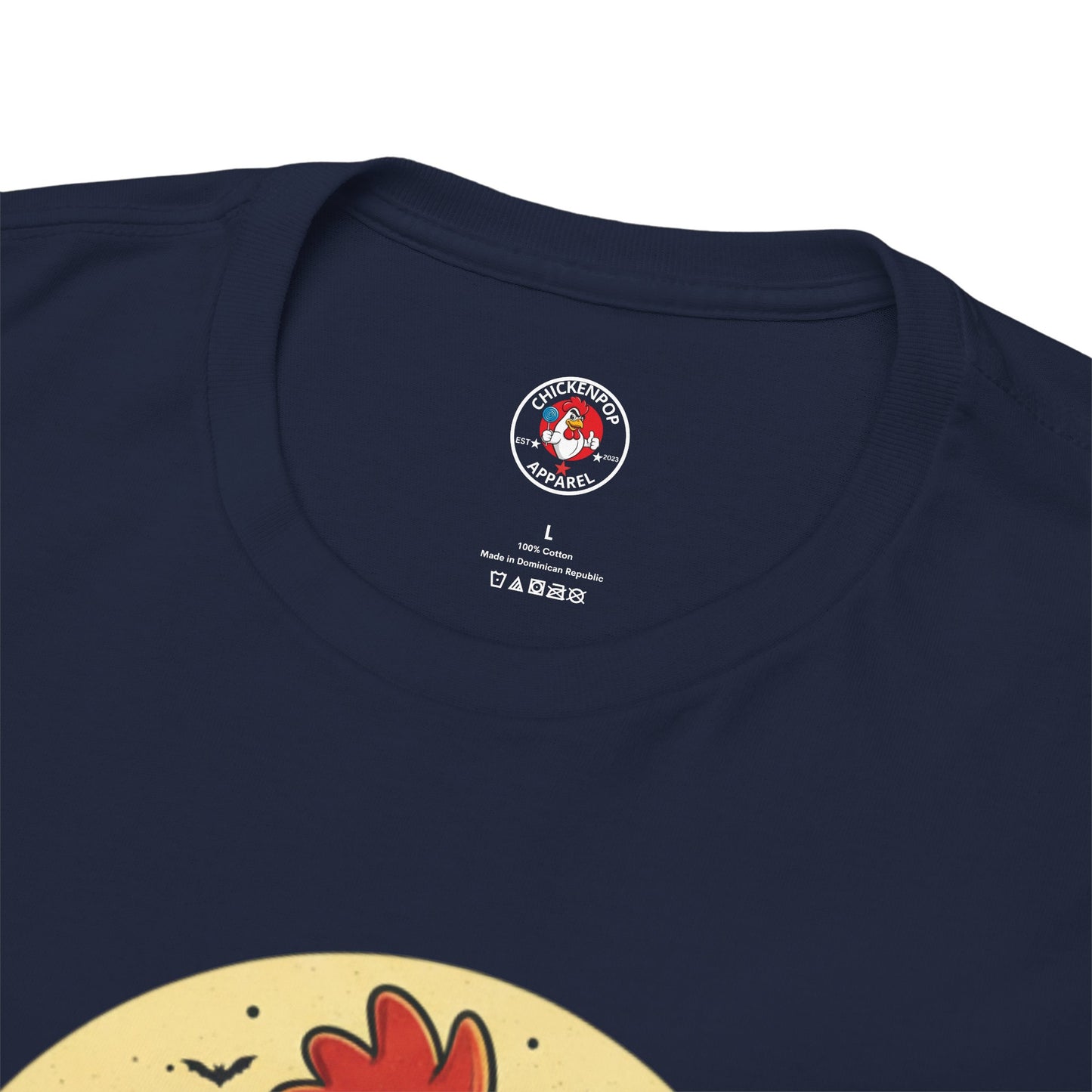 ChickenPop Sucker For a Pop Vampire Rooster Halloween T-Shirt – Funny Spooky Graphic Tee for Fall & Costume Season