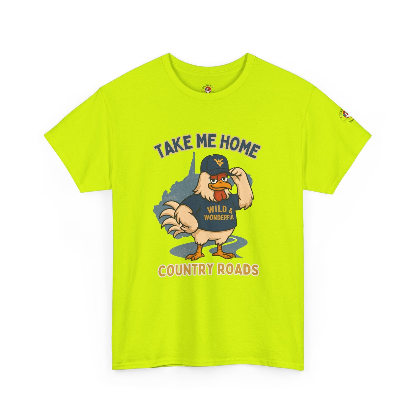 Take Me Home Country Roads WV Coop Daddy Tee – Funny West Virginia Rooster Shirt