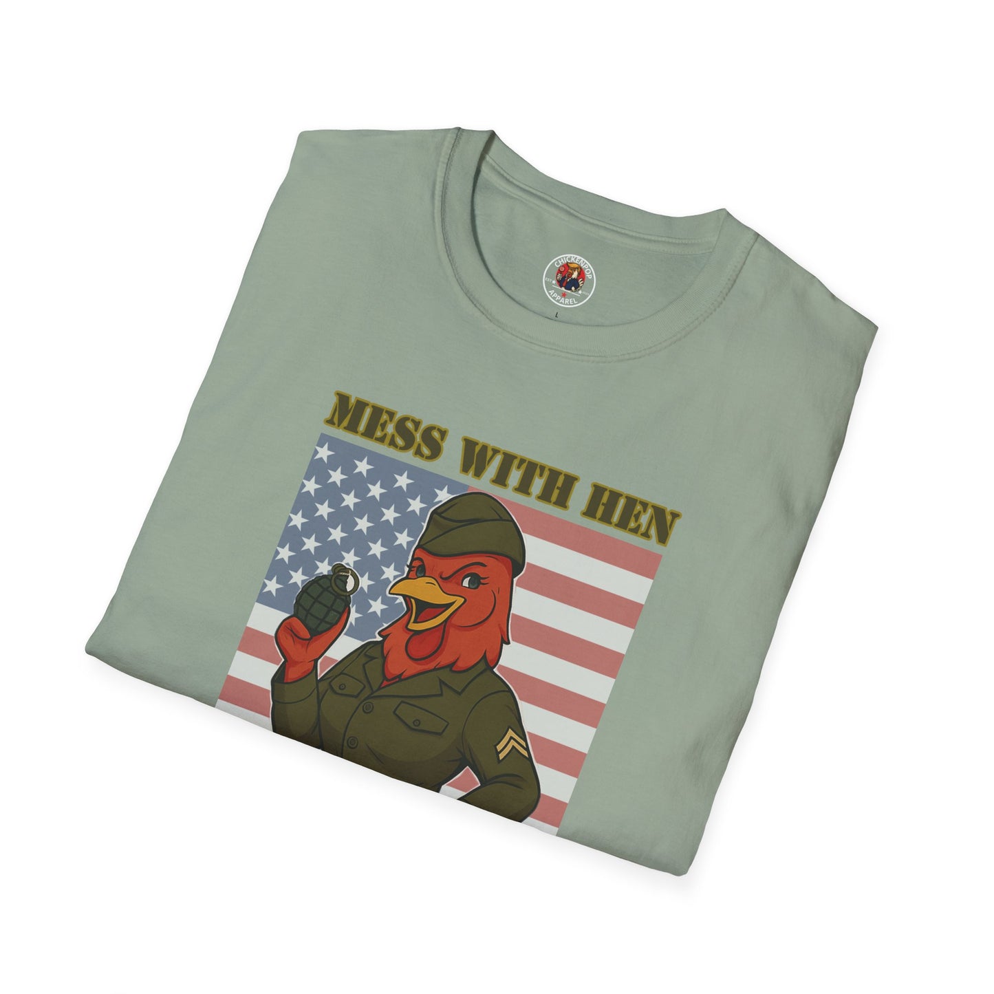Mess With Hen T-Shirt – Fierce Funny Chicken Tee for Bold Women with Attitude | ChickenPop Apparel