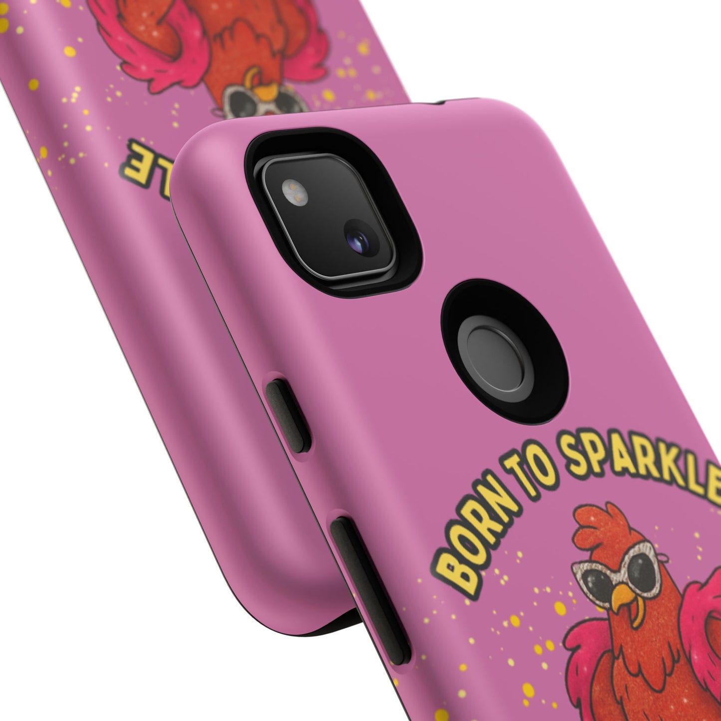Phone Case - Born to Sparkle Hatched to Slay Logo Design