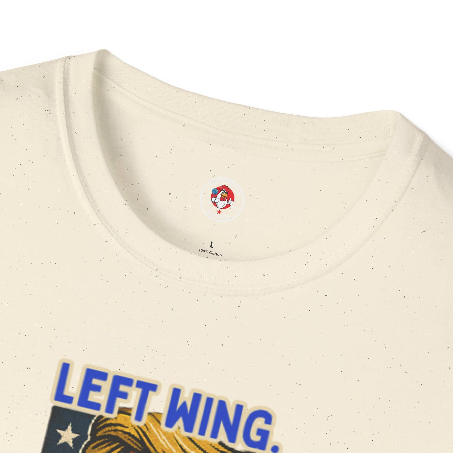 Cock-a-Doodle-Don "Left Wing. Right Wing. Same Coop." Political Satire Tee – Unisex Graphic T-Shirt