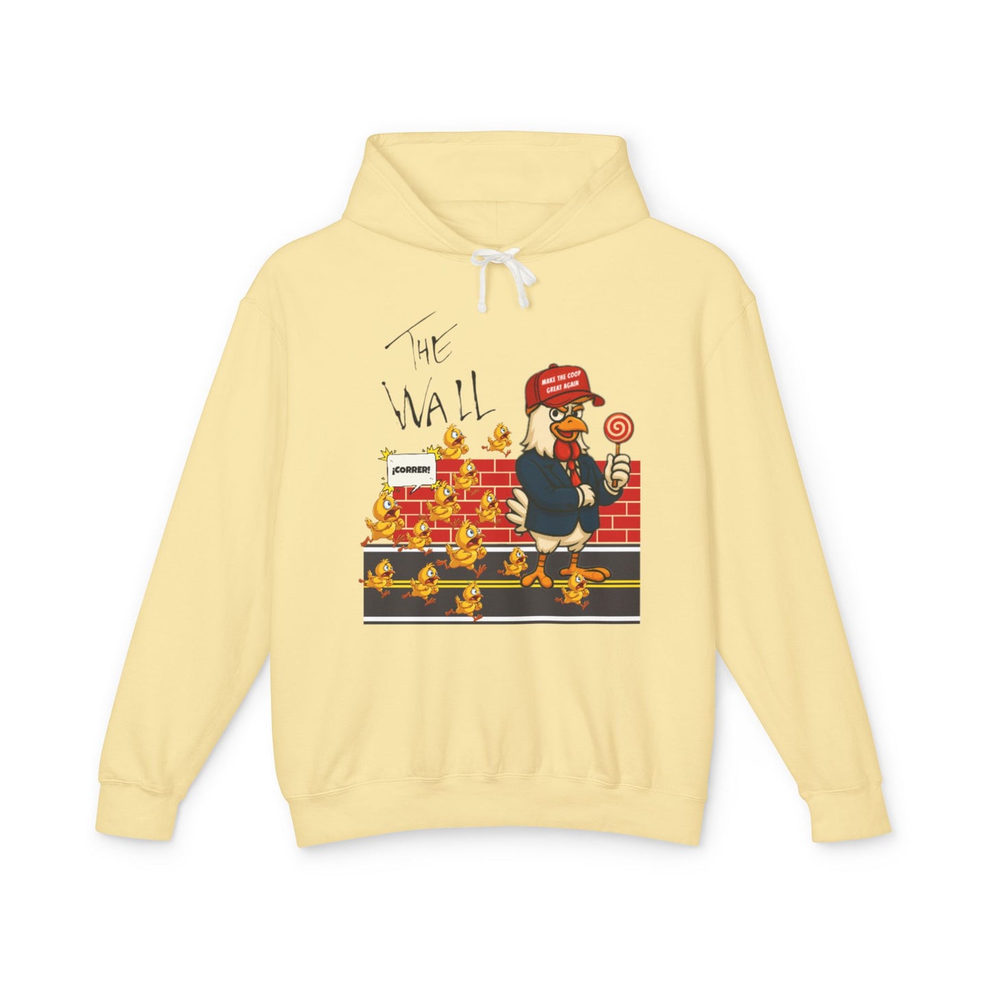 Another Chick Thru The Wall Hoodie – Bold Graphic Pullover with Relaxed Fit | Unisex Streetwear