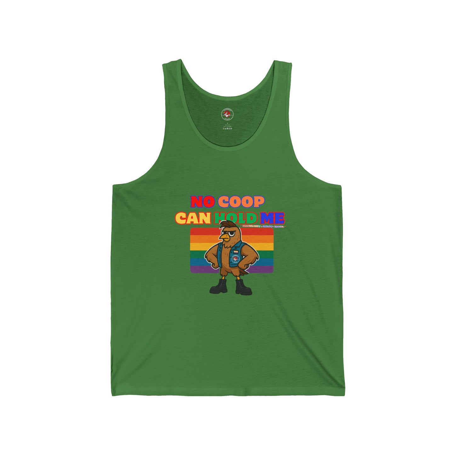 No Coop Can Hold Me – Theym Hen Unisex Tank