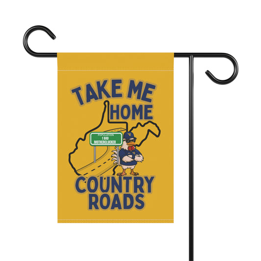 Take Me Home Country Roads Garden Flag – Funny West Virginia Pride Yard Banner | Double-Sided, Vibrant Outdoor Decor