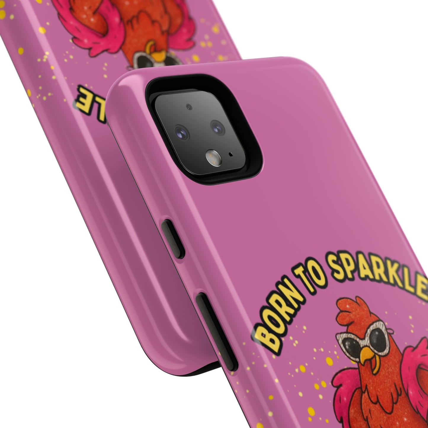Phone Case - Born to Sparkle Hatched to Slay Logo Design