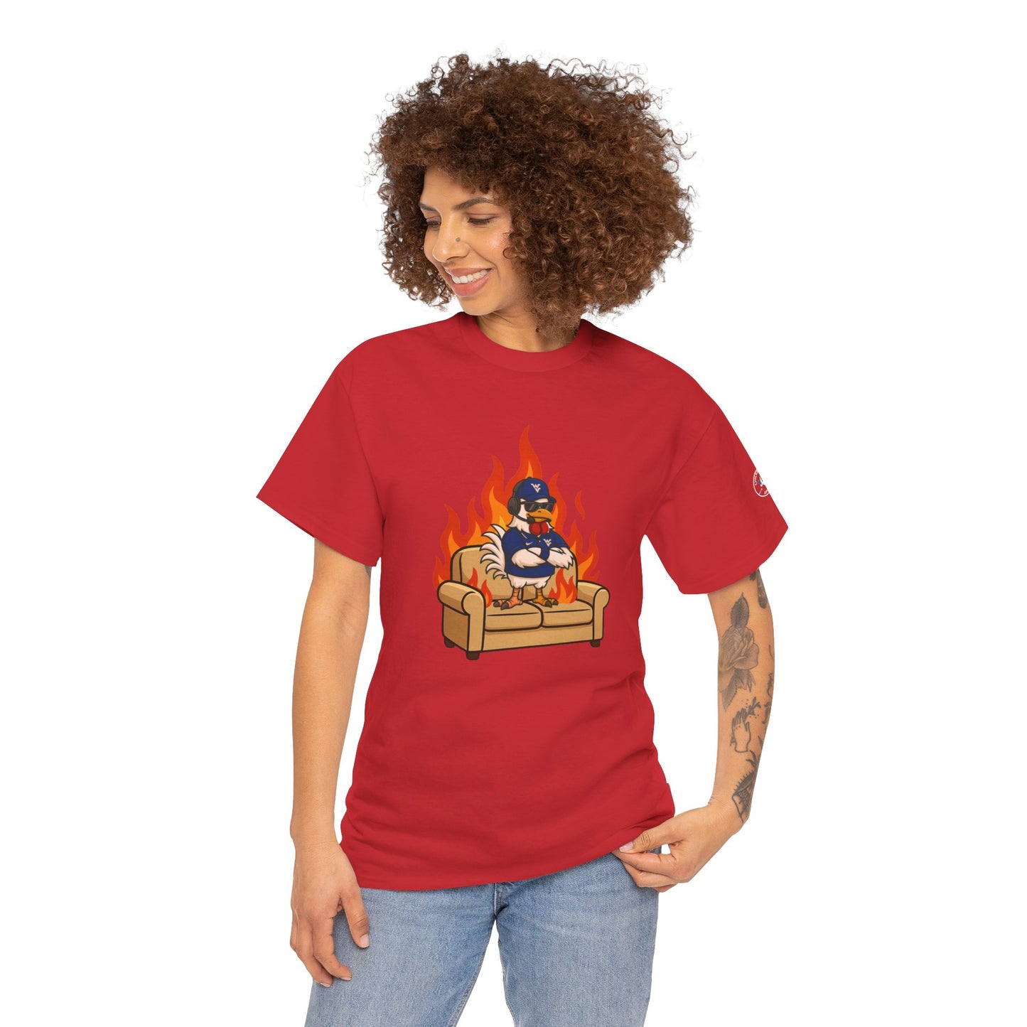 Big Rich Energy WV BURNIN' DOWN THE COUCH Graphic Tee 🔥Free Shipping🔥