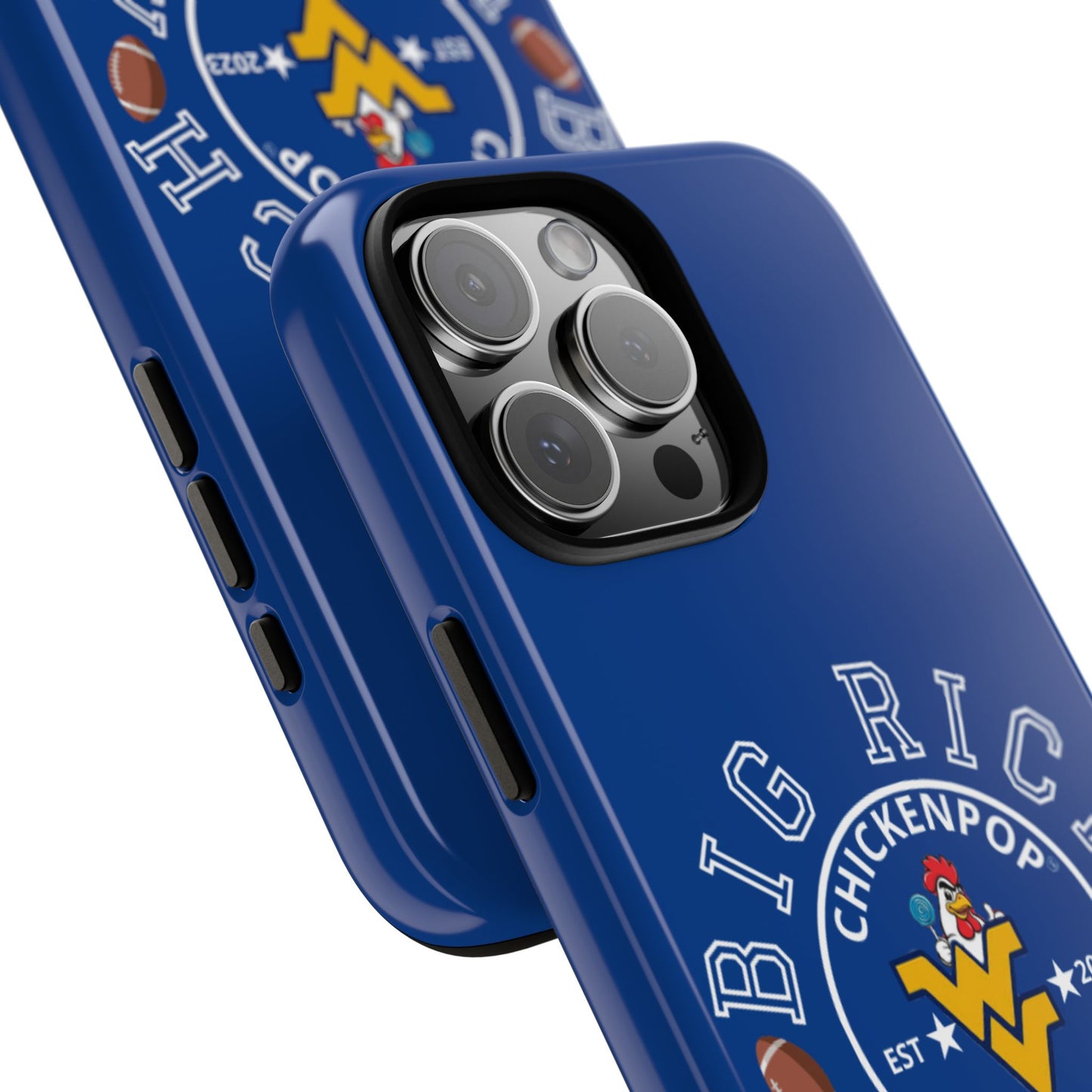 Don’t Be A Devries Funny Chicken Phone Case – Durable Dual-Layer Protection for iPhone, Samsung, Pixel – Matte or Glossy Finish Blue