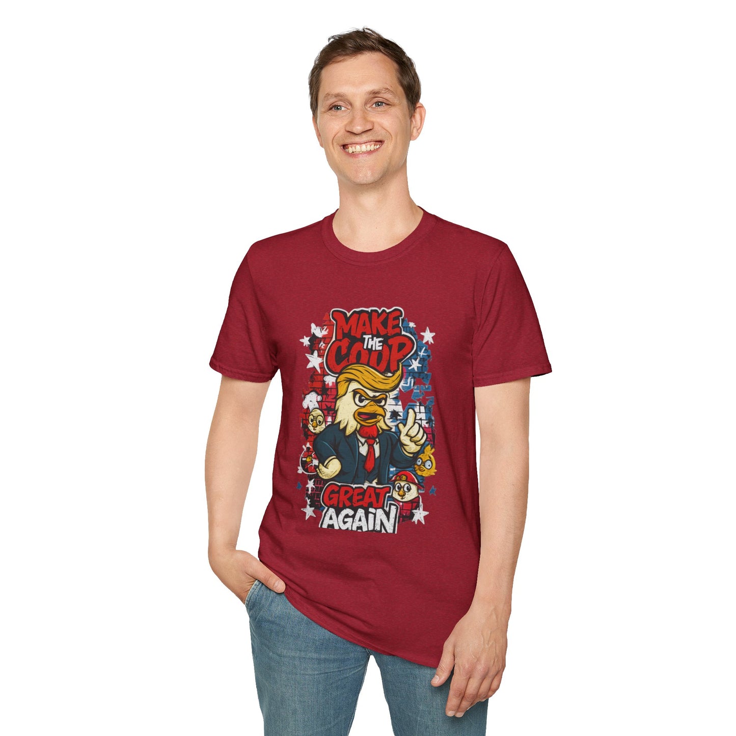 Cock-a-doodle-Don T-Shirt β Make the Coop Great Again | Funny Political Chicken Shirt by ChickenPop Apparel