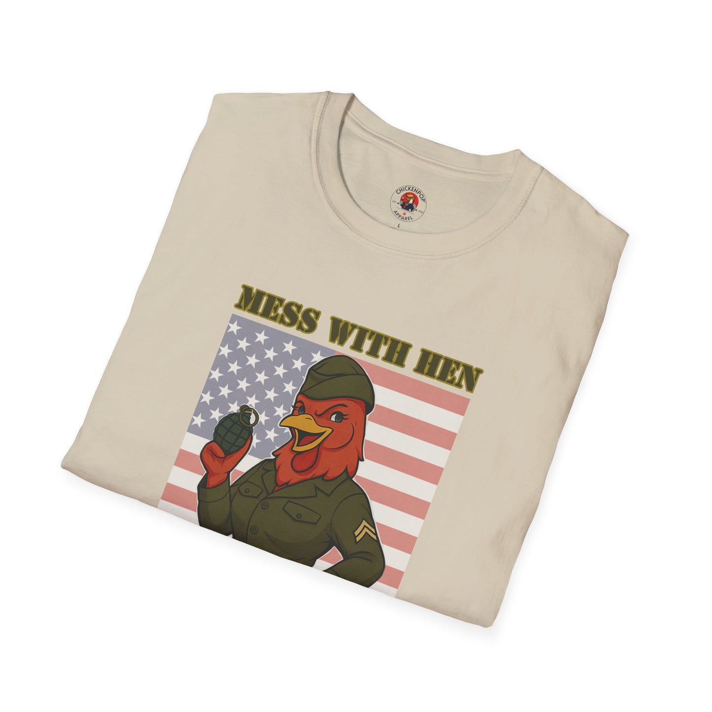 Mess With Hen T-Shirt – Fierce Funny Chicken Tee for Bold Women with Attitude | ChickenPop Apparel