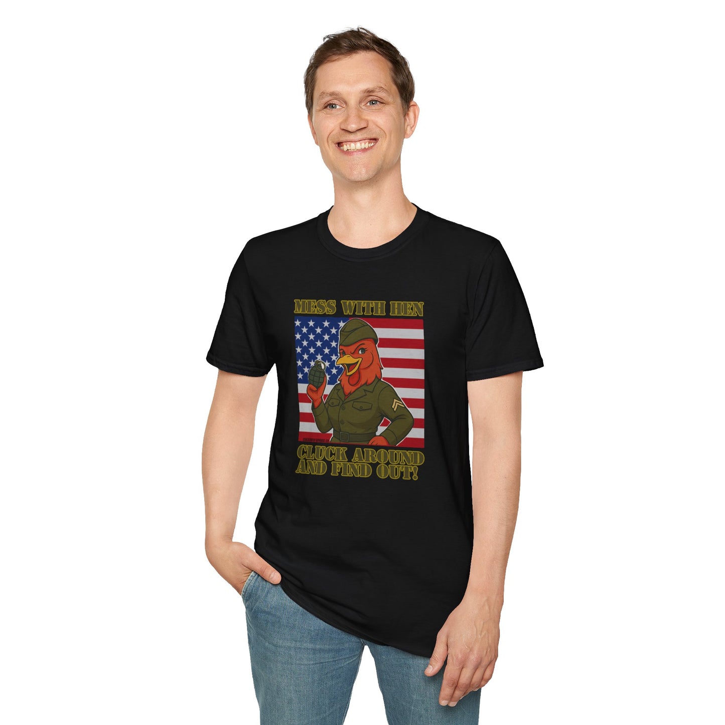 Mess With Hen T-Shirt – Fierce Funny Chicken Tee for Bold Women with Attitude | ChickenPop Apparel