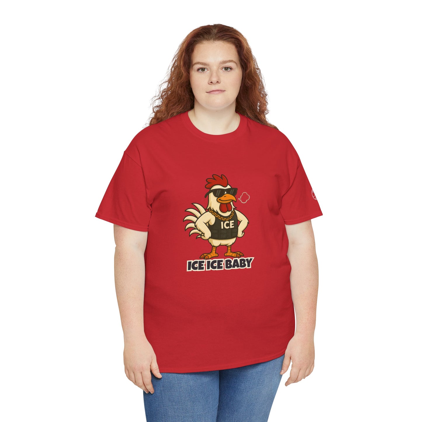 Ice Ice Baby Part 2 Funny Chicken T-Shirt – Cool Rooster Graphic Tee | Unisex Retro Hip-Hop Style