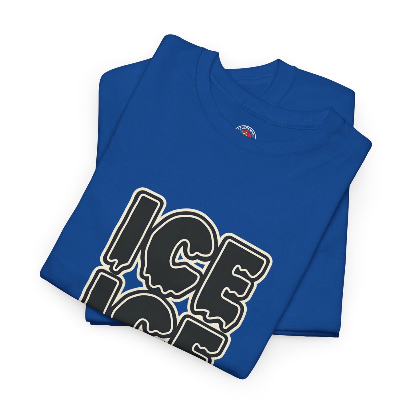 ICE ICE BABY Funny Chicken T-Shirt – Coop Daddy Parody Tee for Music & Poultry Fans