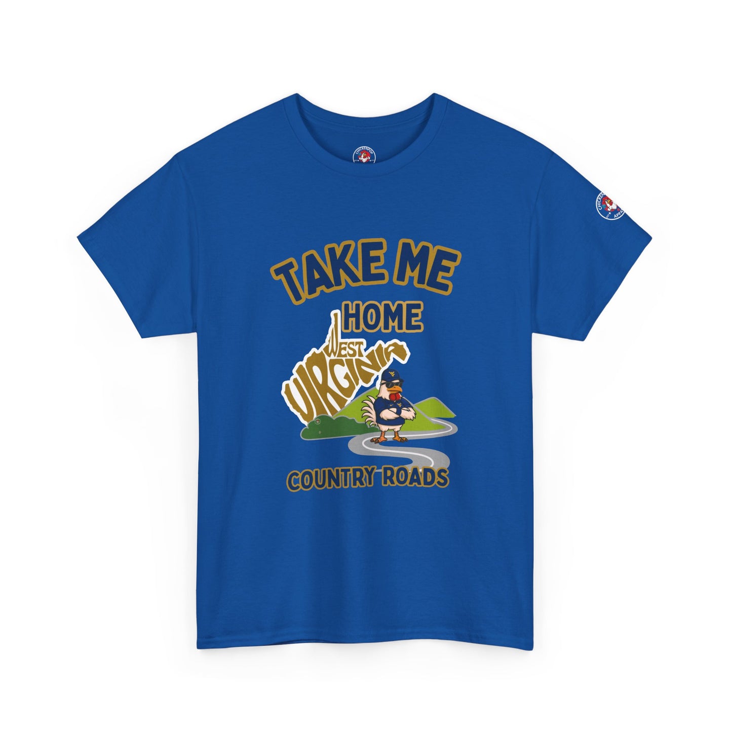 Take Me Home Country Roads WV Coop Daddy Tee – Funny West Virginia Rooster Shirt