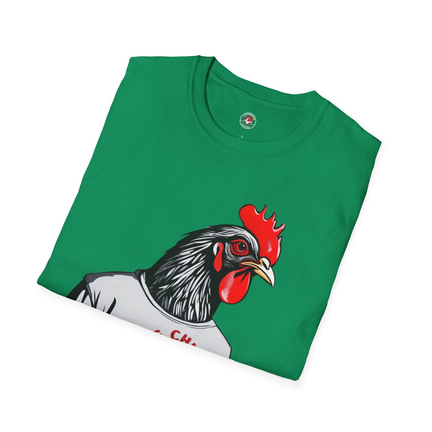 Big Chick Energy Giant Rooster Unisex Tee