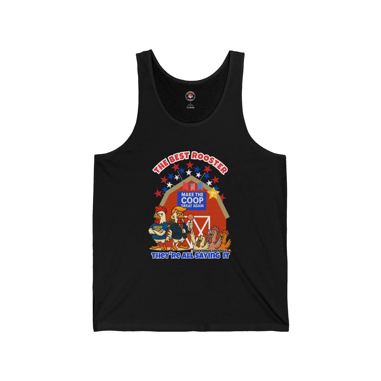 The Best Rooster Ribbed Tank β Cock-a-Doodle-Don Presidential Poultry ππΉ