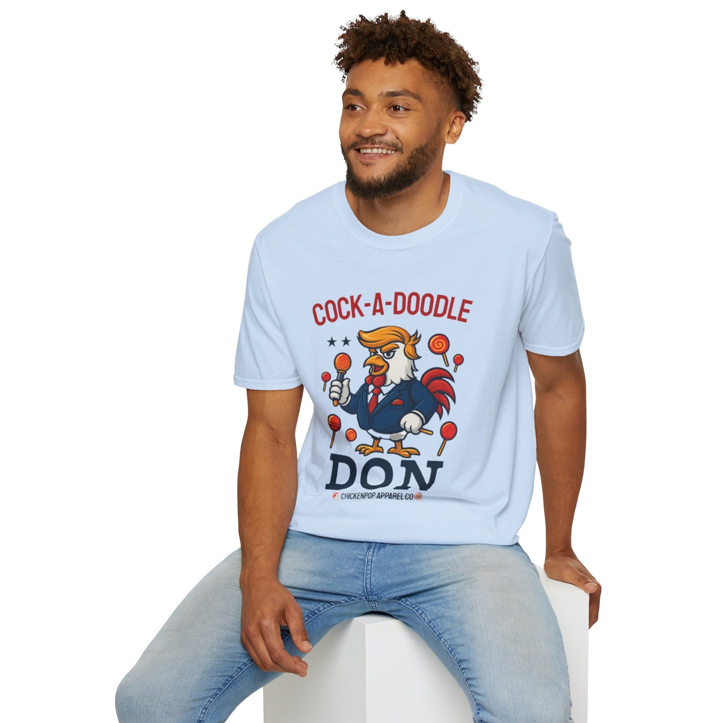 Cock-a-Doodle-Don T-Shirt – Lollipop Drop Edition