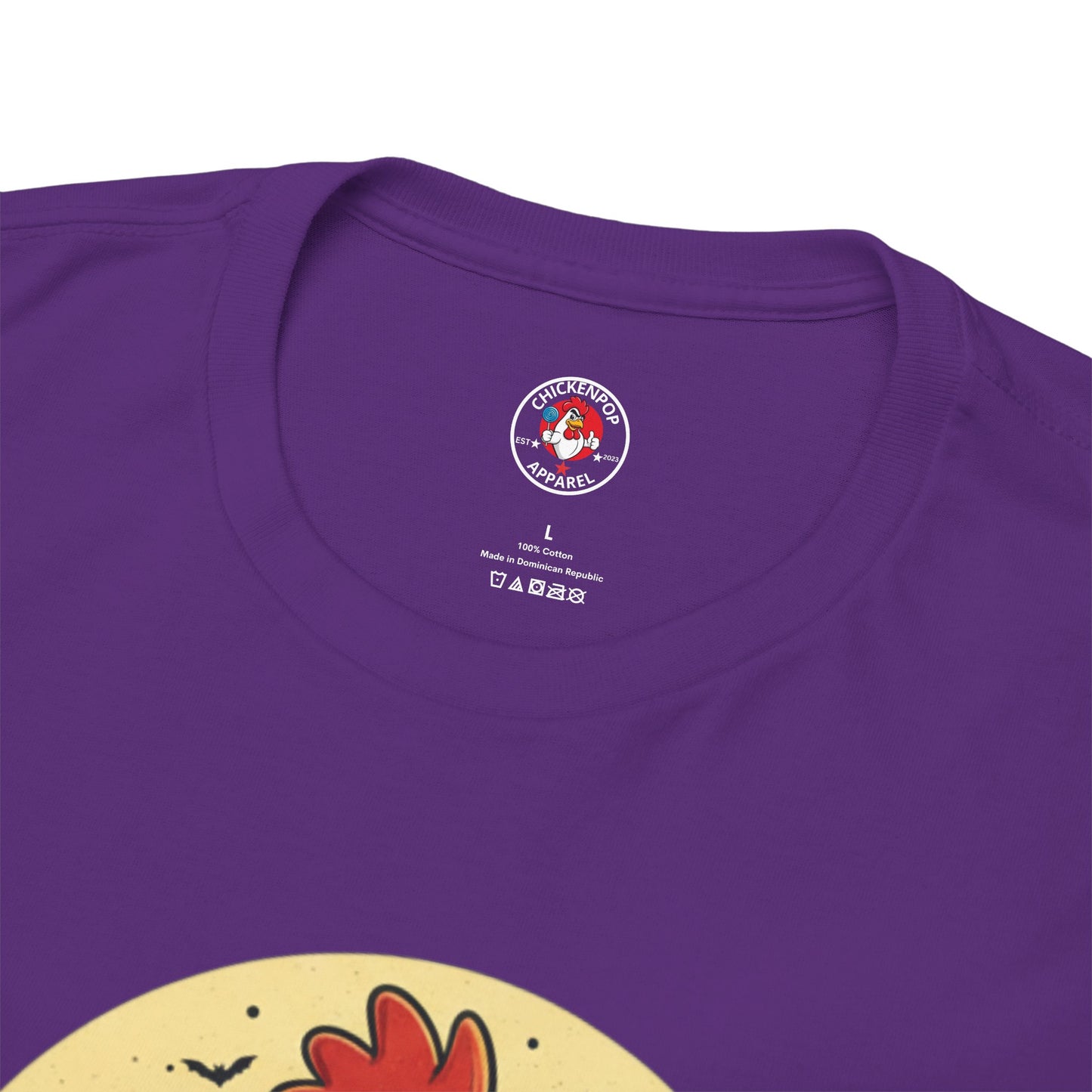 ChickenPop Sucker For a Pop Vampire Rooster Halloween T-Shirt – Funny Spooky Graphic Tee for Fall & Costume Season