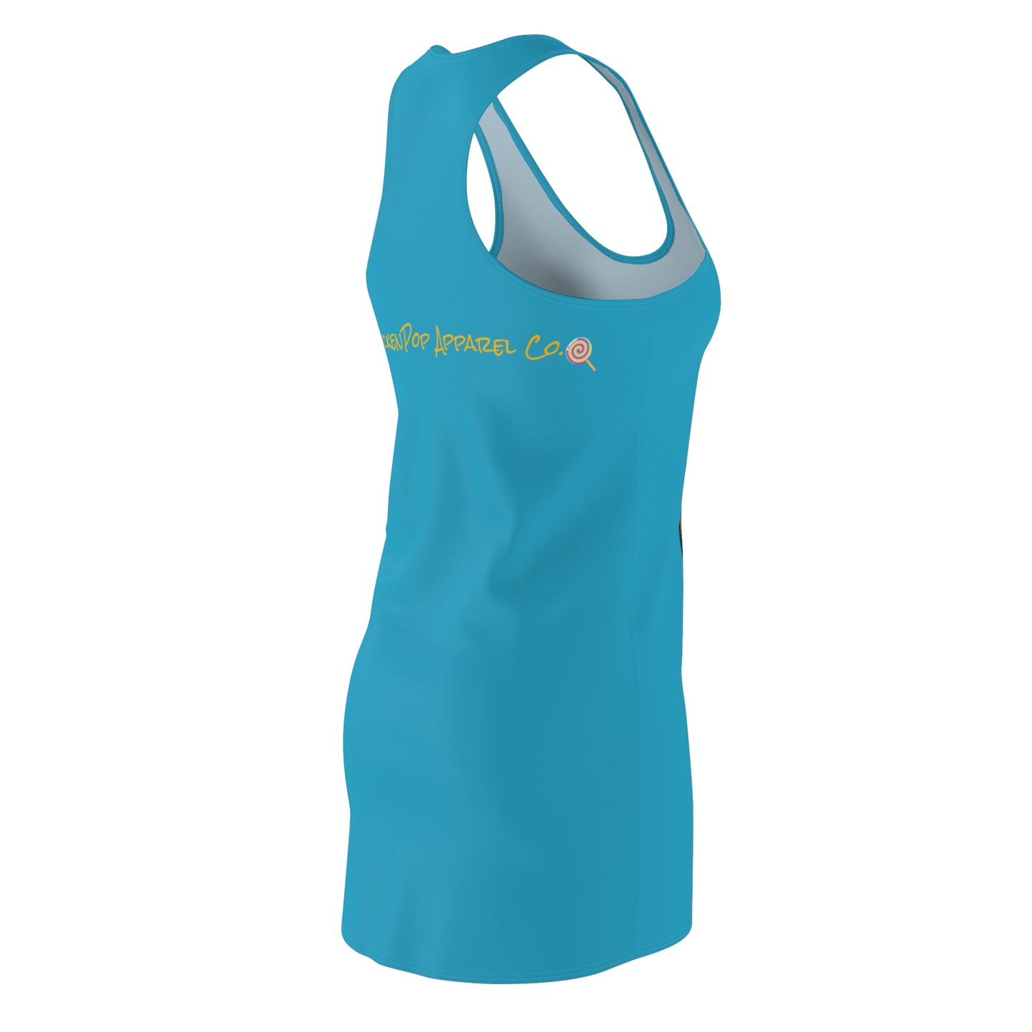 "Beach, please" Racerback Tank Dress by ChickenPop Apparel Co