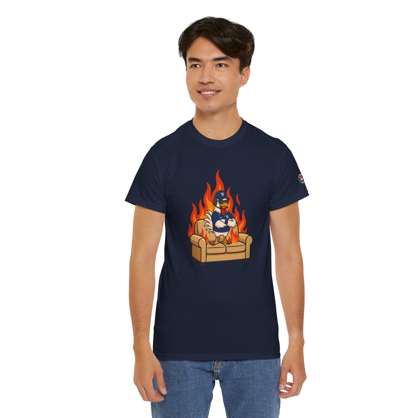 Big Rich Energy WV BURNIN' DOWN THE COUCH Graphic Tee 🔥Free Shipping🔥