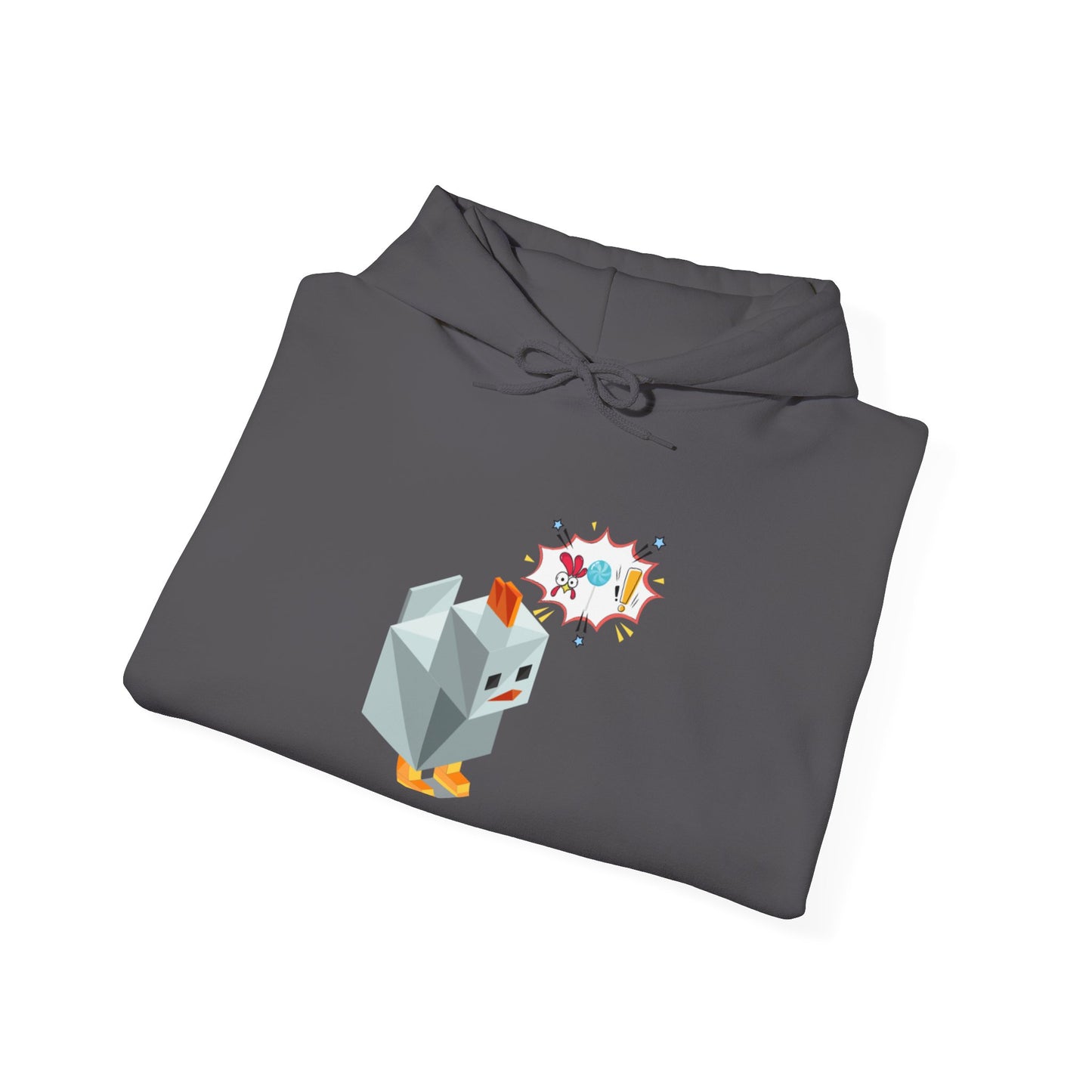 Roblox Chicken Thinks Hoodie UNISEX - ChickenPop Arm Logo Edition