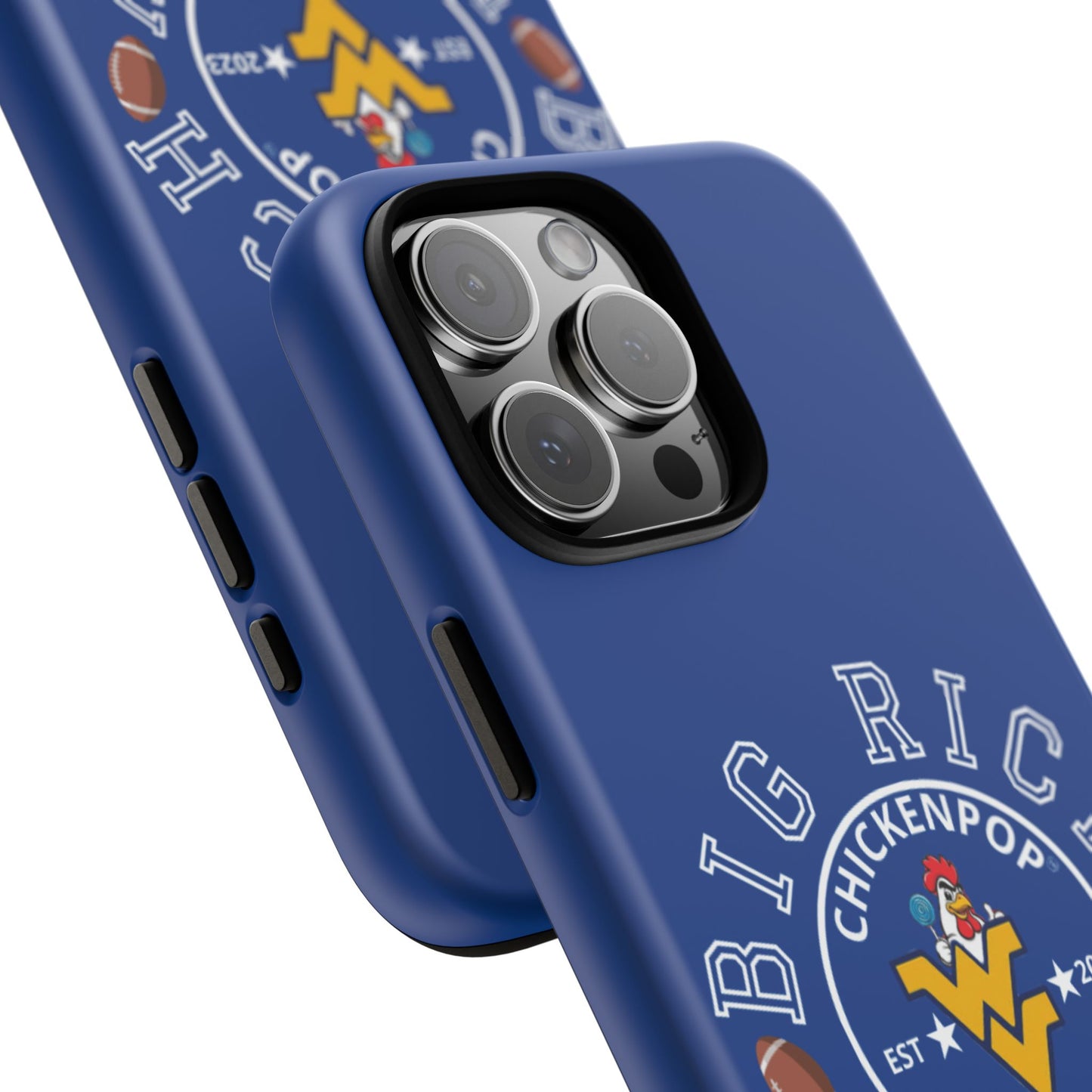 Don’t Be A Devries Funny Chicken Phone Case – Durable Dual-Layer Protection for iPhone, Samsung, Pixel – Matte or Glossy Finish Blue