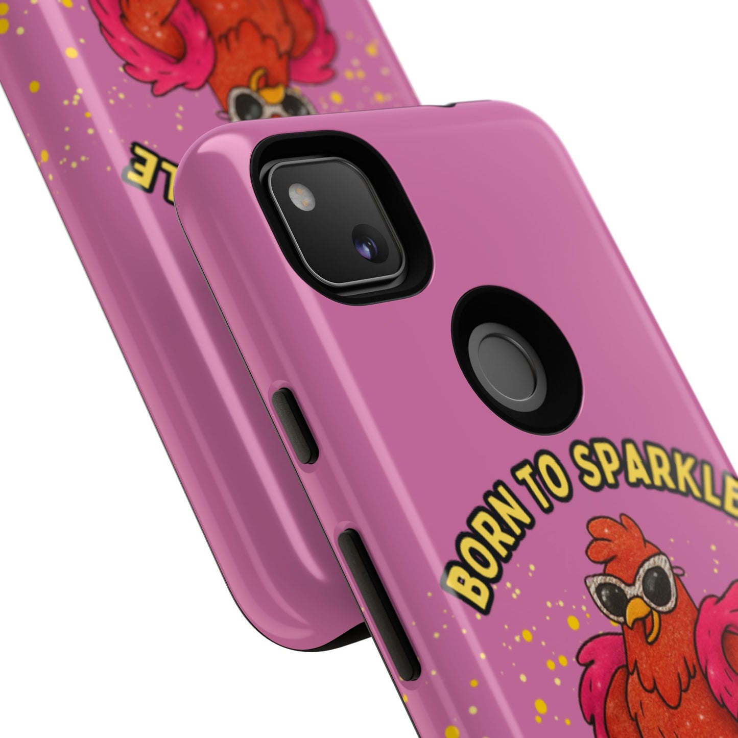Phone Case - Born to Sparkle Hatched to Slay Logo Design