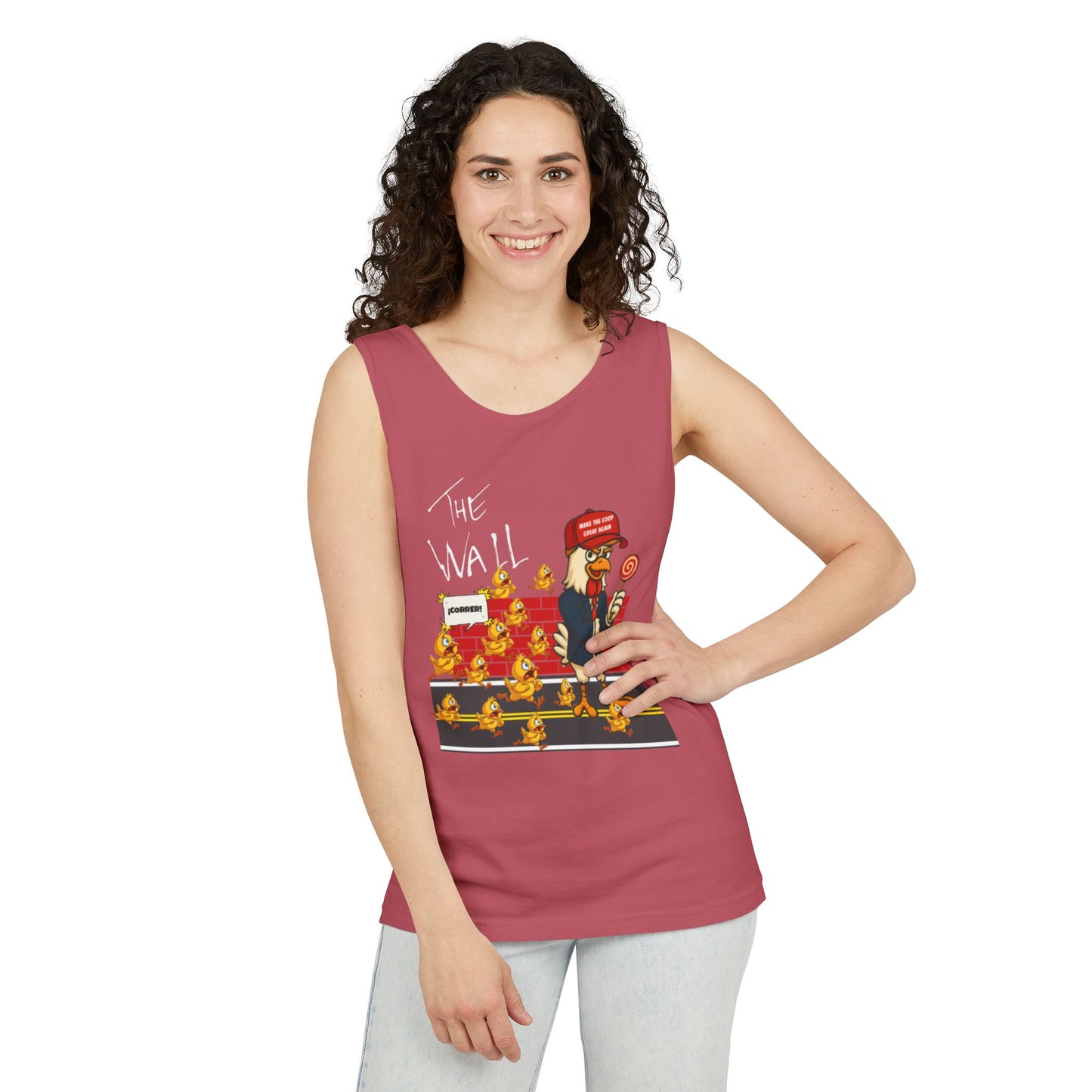 Another Chick Thru The Wall| Political Satire Sleeveless Tee