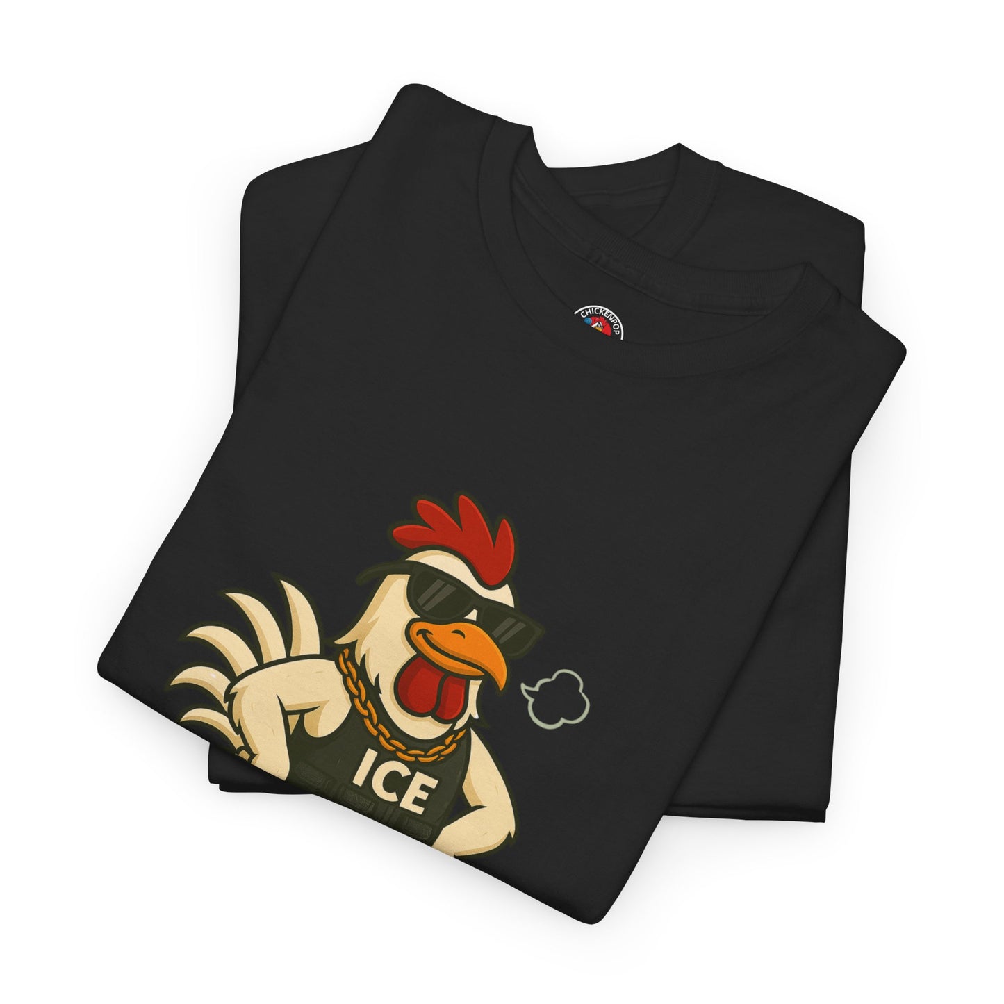 Ice Ice Baby Part 2 Funny Chicken T-Shirt – Cool Rooster Graphic Tee | Unisex Retro Hip-Hop Style