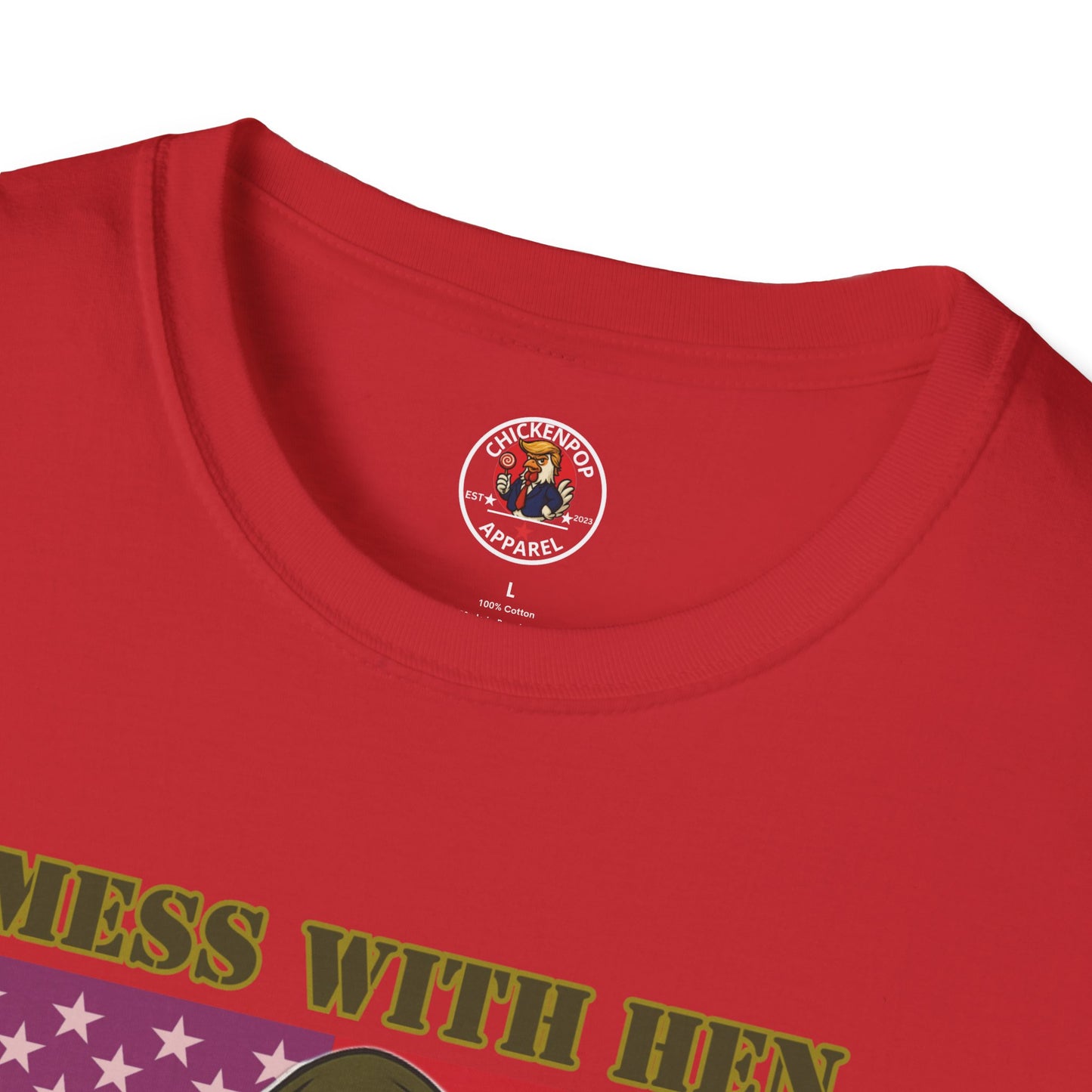 Mess With Hen T-Shirt – Fierce Funny Chicken Tee for Bold Women with Attitude | ChickenPop Apparel