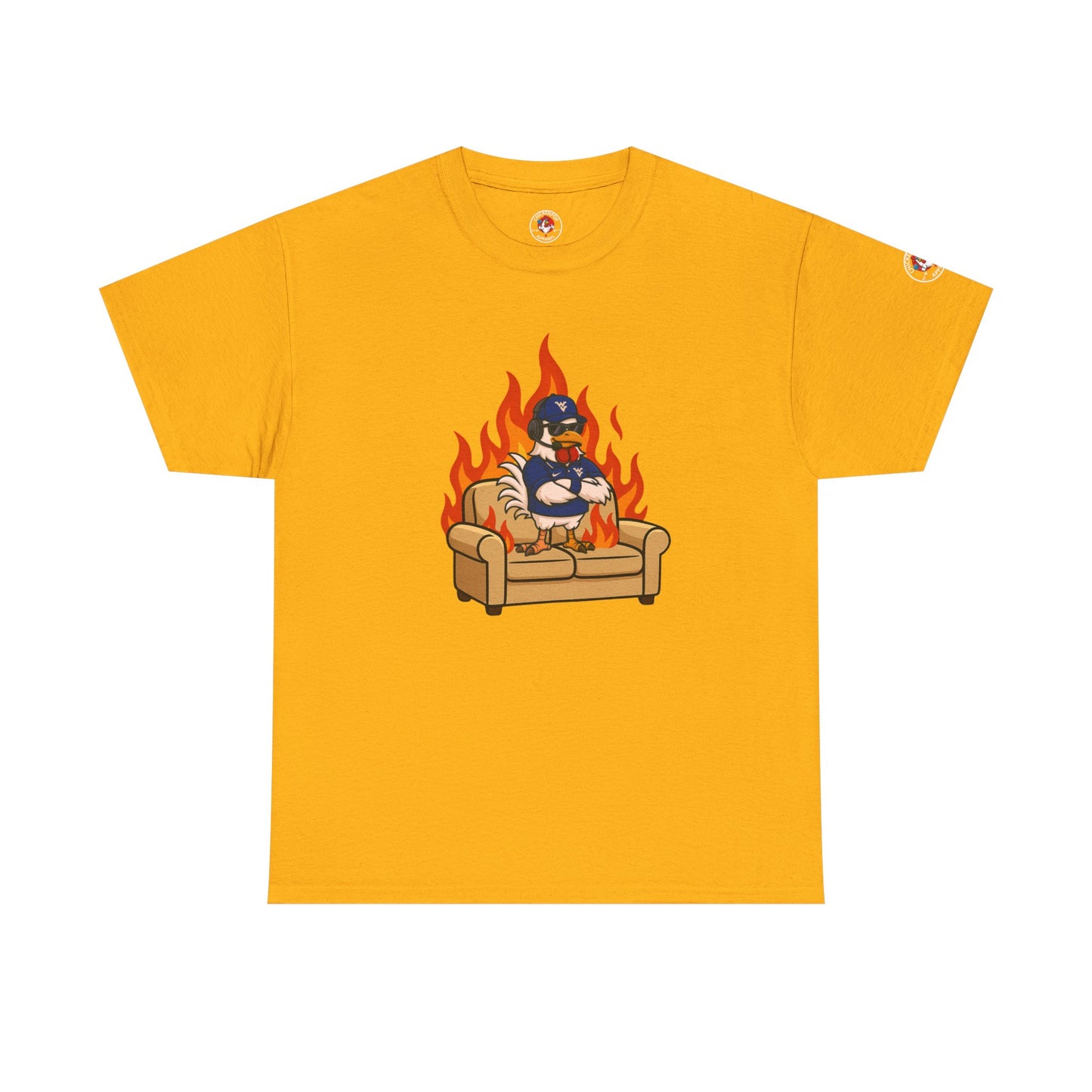 Big Rich Energy WV BURNIN' DOWN THE COUCH Graphic Tee 🔥Free Shipping🔥