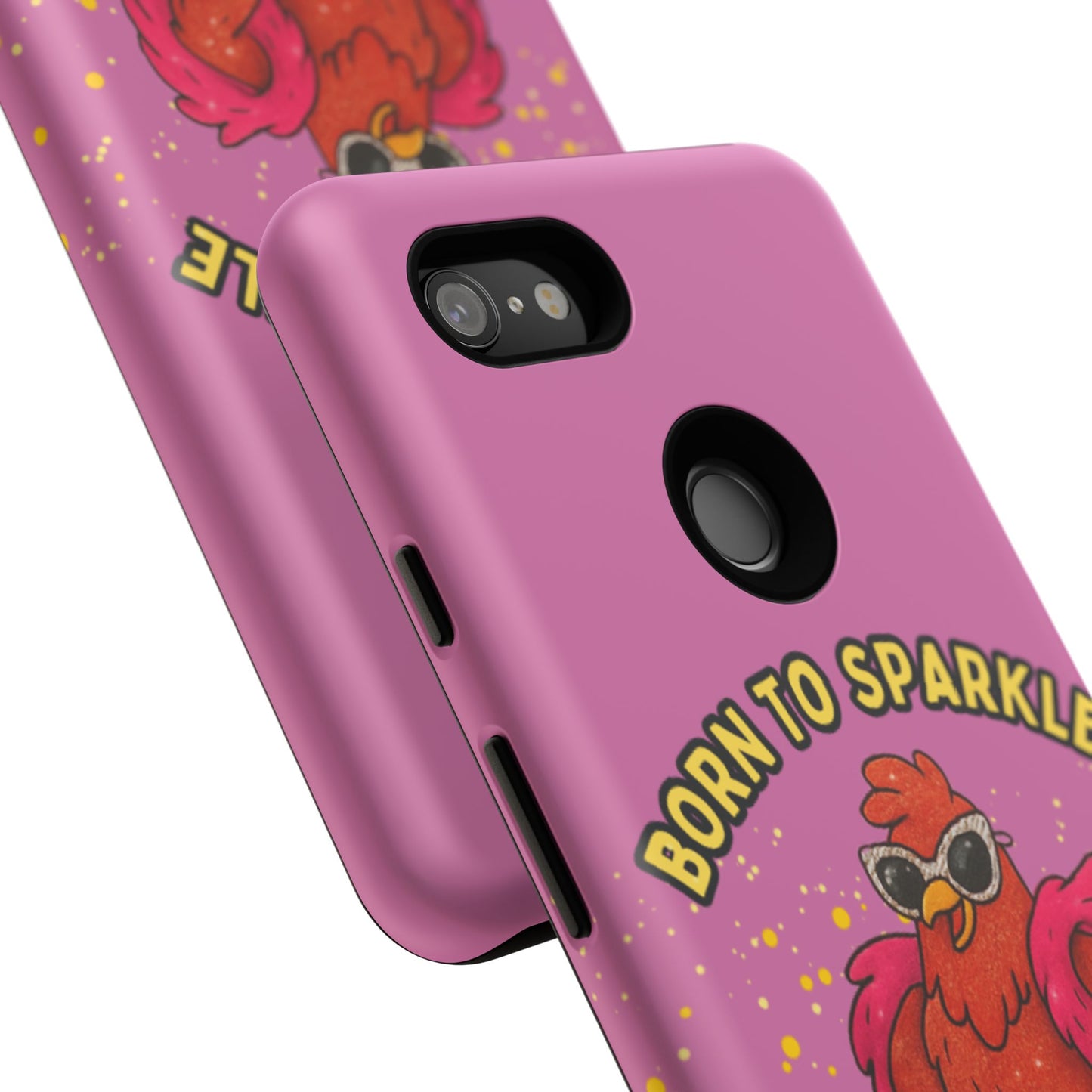 Phone Case - Born to Sparkle Hatched to Slay Logo Design