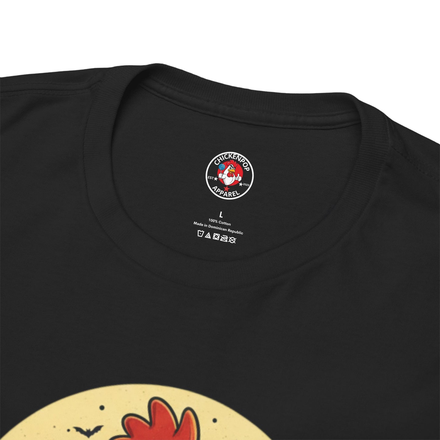 ChickenPop Sucker For a Pop Vampire Rooster Halloween T-Shirt – Funny Spooky Graphic Tee for Fall & Costume Season