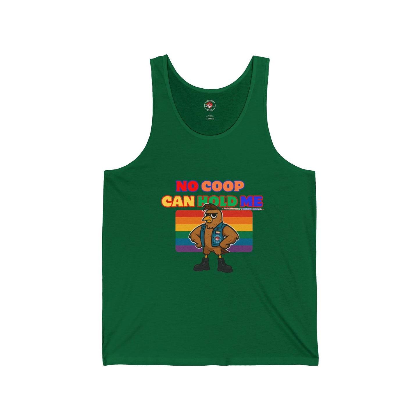 No Coop Can Hold Me – Theym Hen Unisex Tank