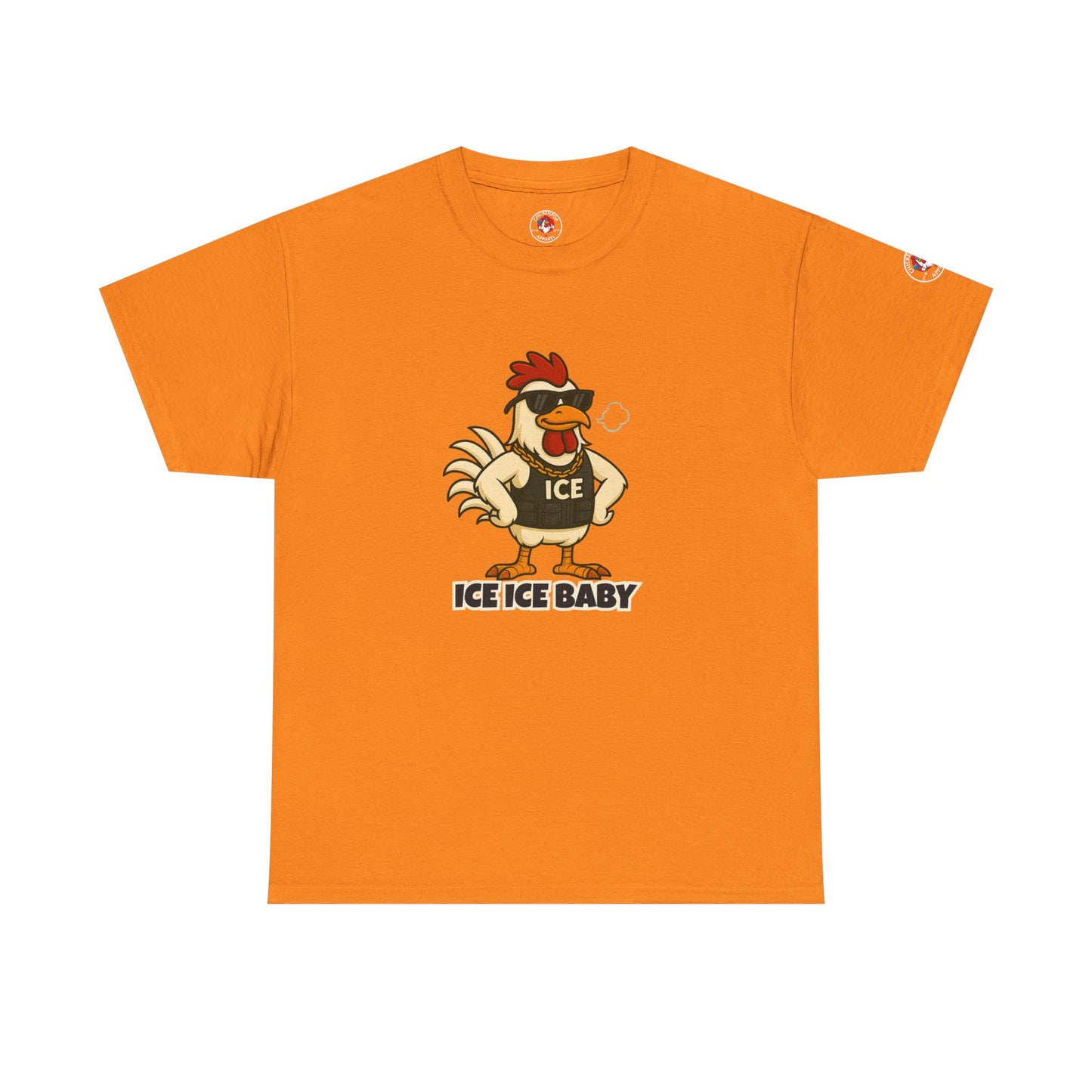 Ice Ice Baby Part 2 Funny Chicken T-Shirt – Cool Rooster Graphic Tee | Unisex Retro Hip-Hop Style